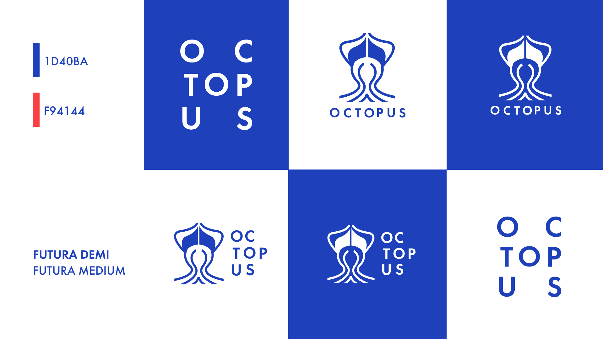 OCTOPUS дизайн логотипа и фирменного стиля — Изображение №4 — Брендинг на Dprofile