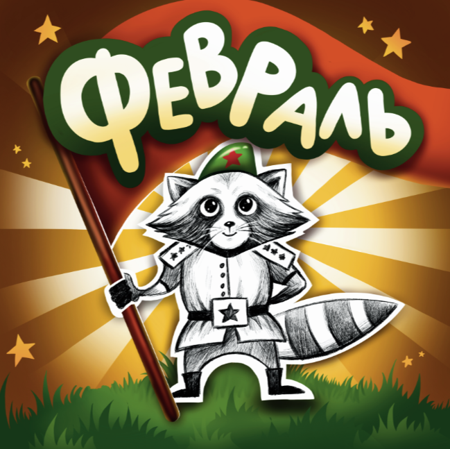 Календарь с енотом Егором из ИЦ Бейского района — Изображение №4 — Иллюстрация, Графика на Dprofile