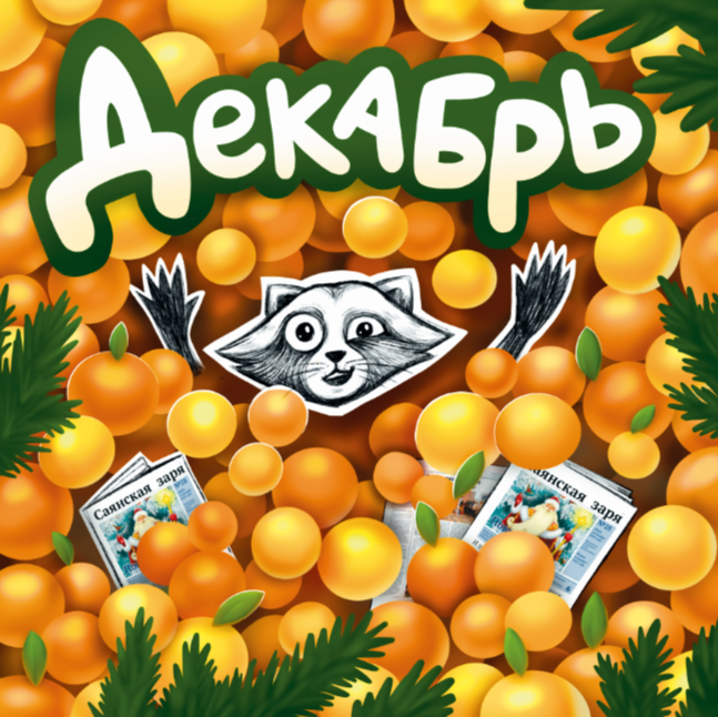 Календарь с енотом Егором из ИЦ Бейского района — Изображение №14 — Иллюстрация, Графика на Dprofile