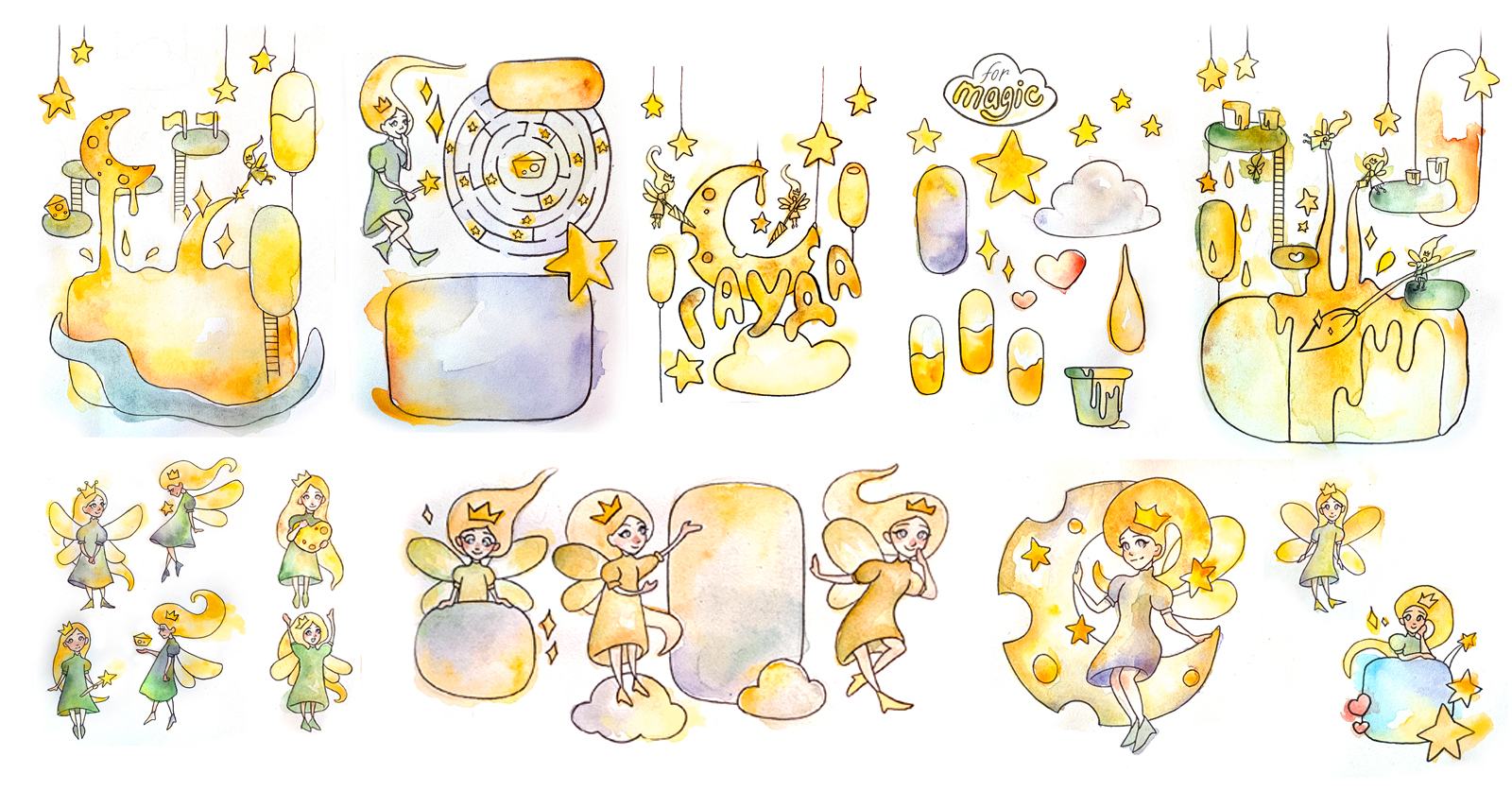 Дизайн детской упаковки для сыра "Formagic"" — Изображение №4 — Иллюстрация, Графика на Dprofile