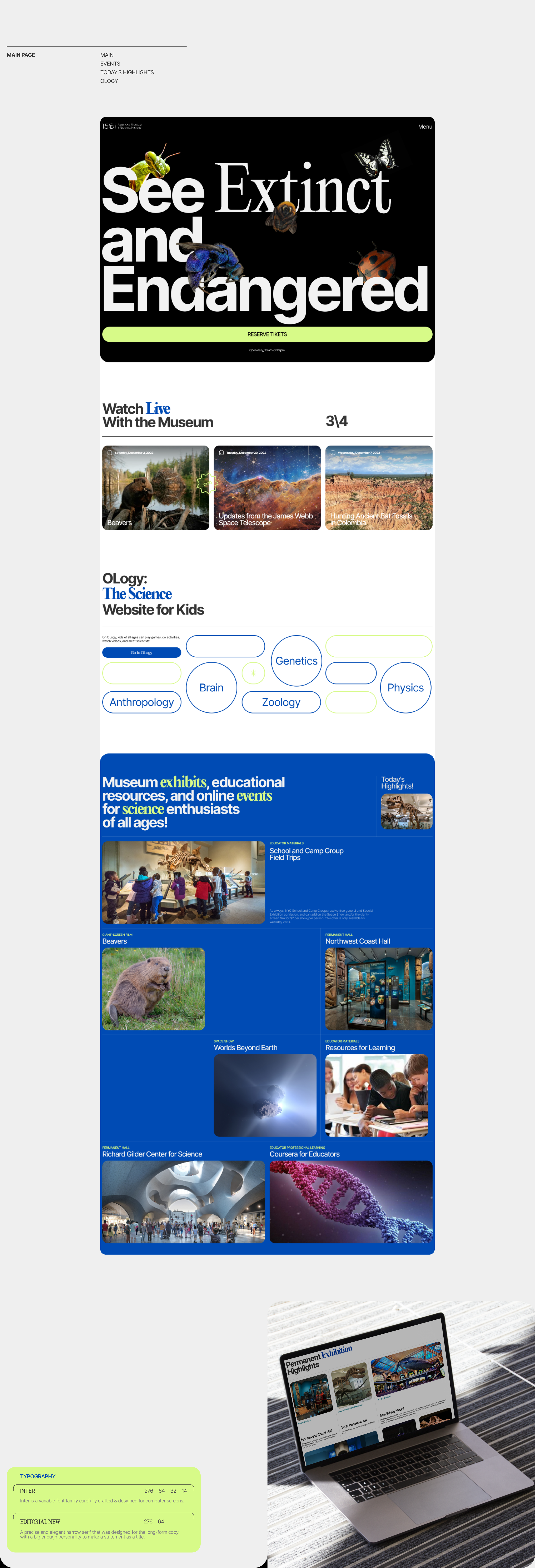 The American Museum of Natural History — Изображение №4 — Интерфейсы на Dprofile