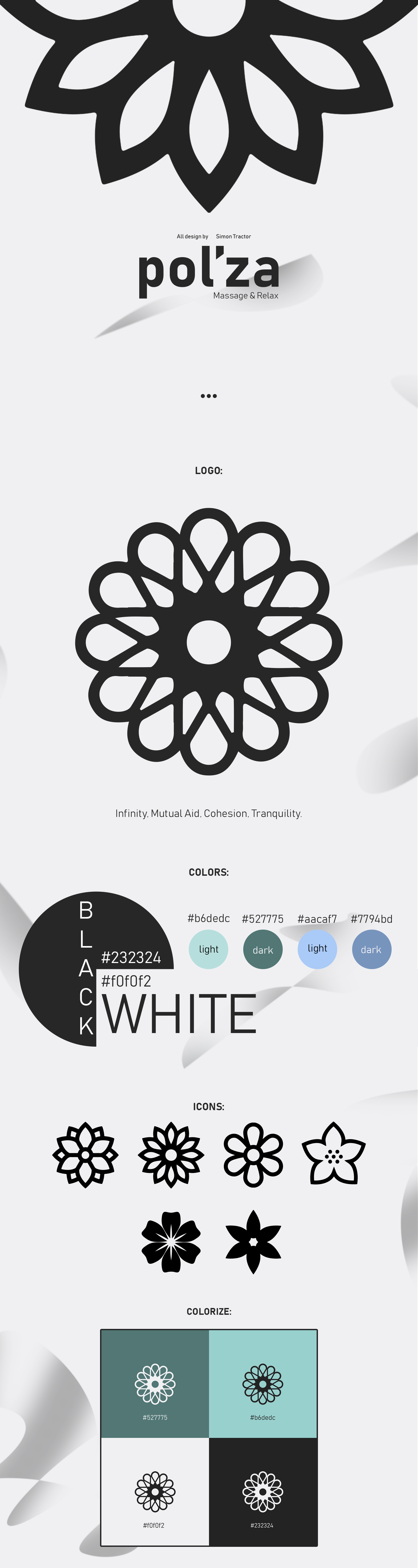 Massage, spa, relax salon design. — Изображение №1 — Брендинг на Dprofile