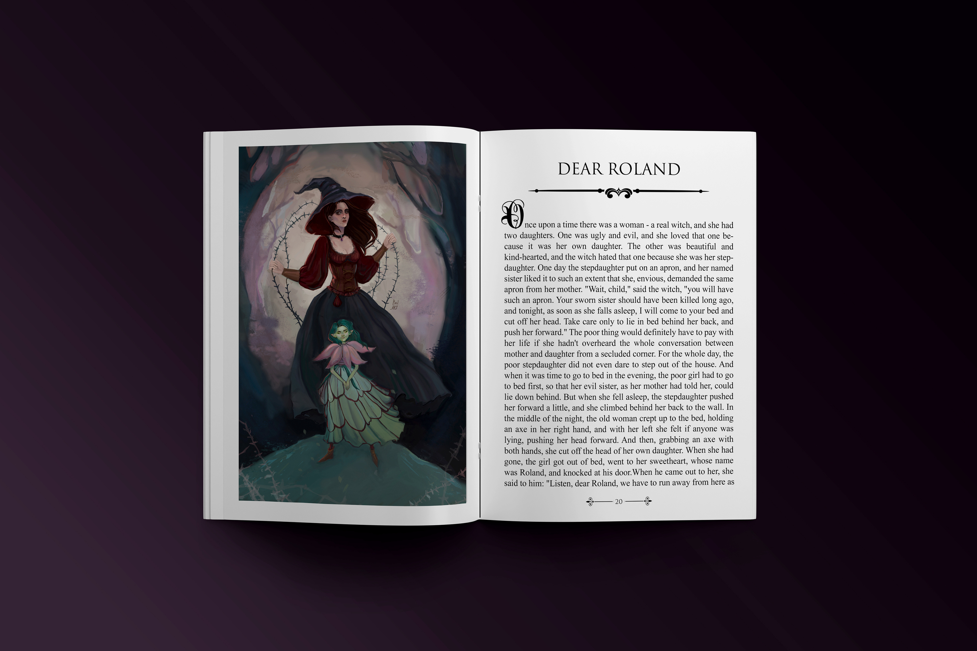 МРАЧНЫЕ СКАЗКИ (Книжные иллюстрации) — Изображение №2 — Иллюстрация на Dprofile
