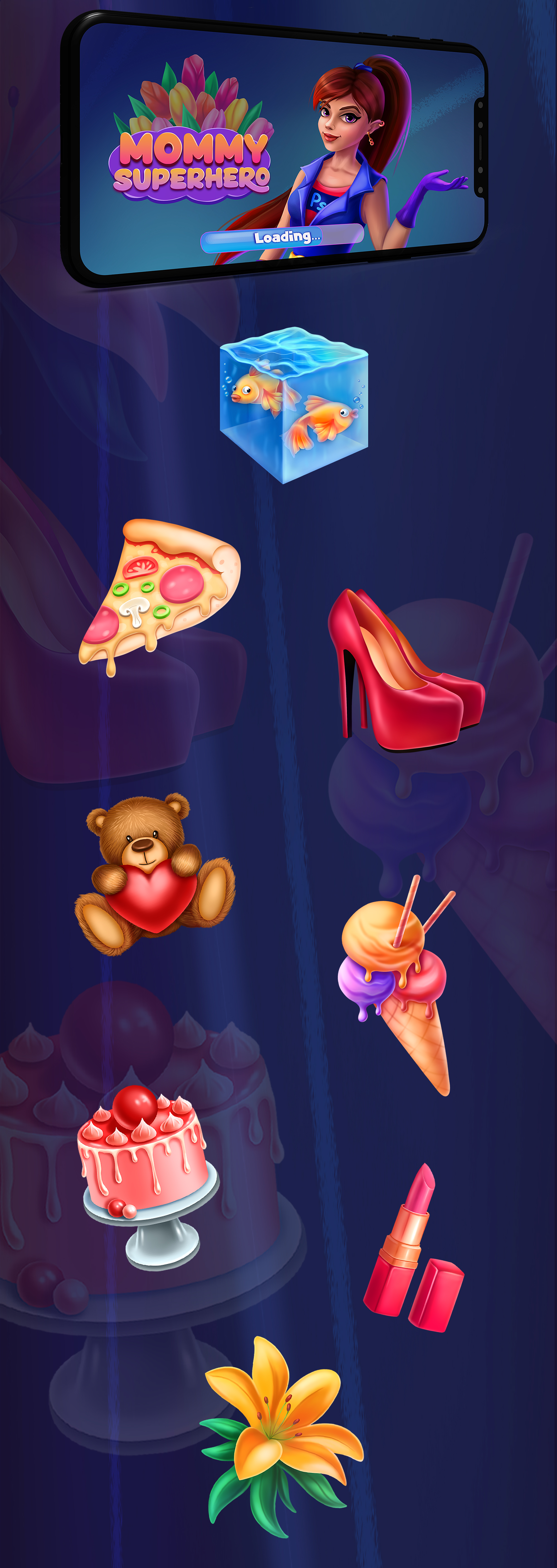 Mommy Superhero - game art — Изображение №7 — Иллюстрация на Dprofile