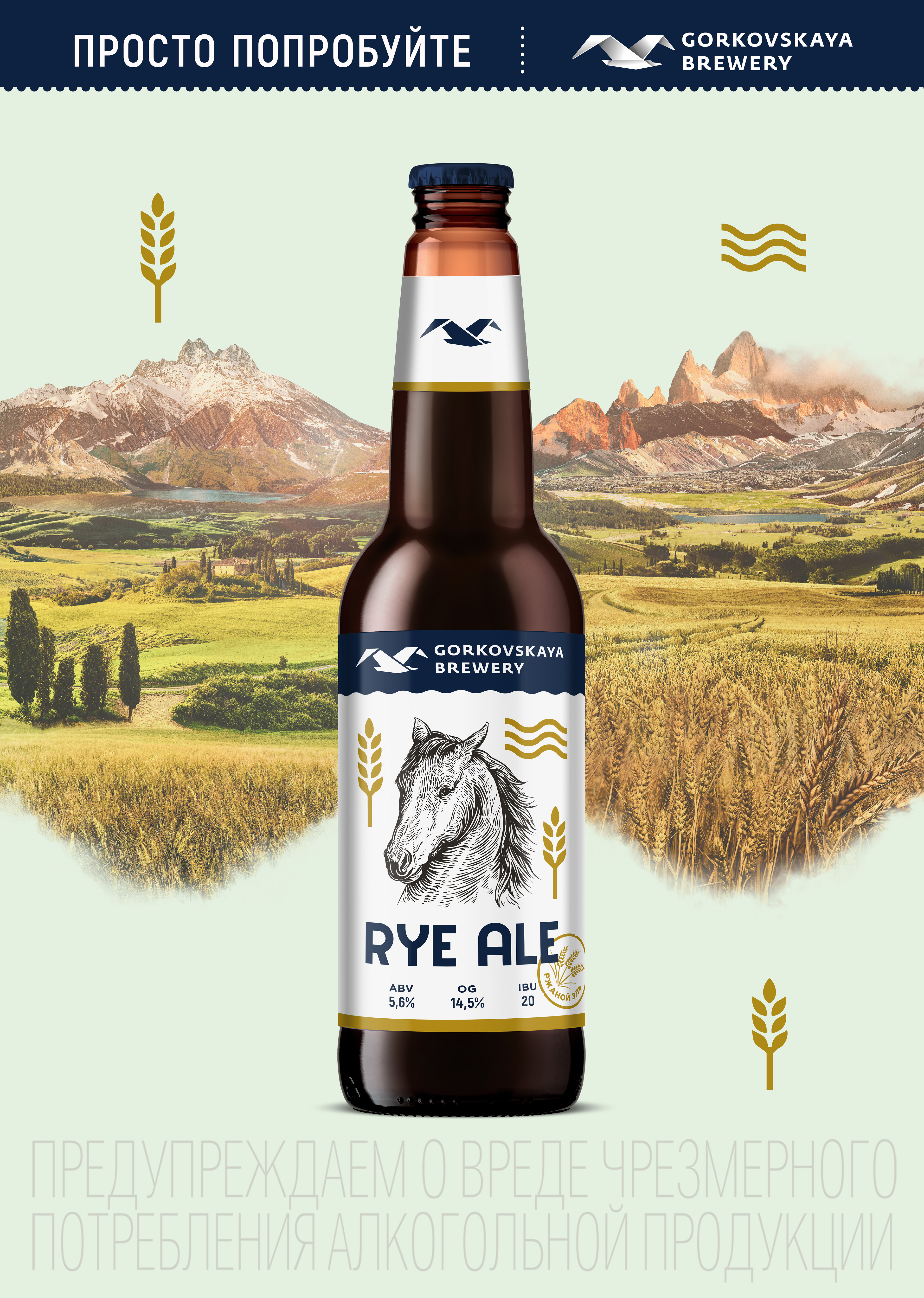 Gorkovskaya brewery — Изображение №2 — Графика, Маркетинг на Dprofile