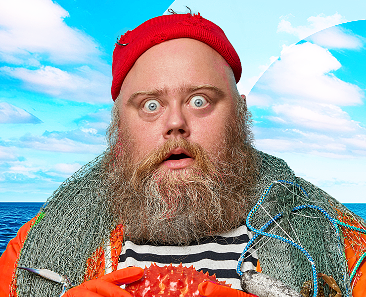 Логотип сети магазинов морепродуктов Octopus — Брендинг на Dprofile