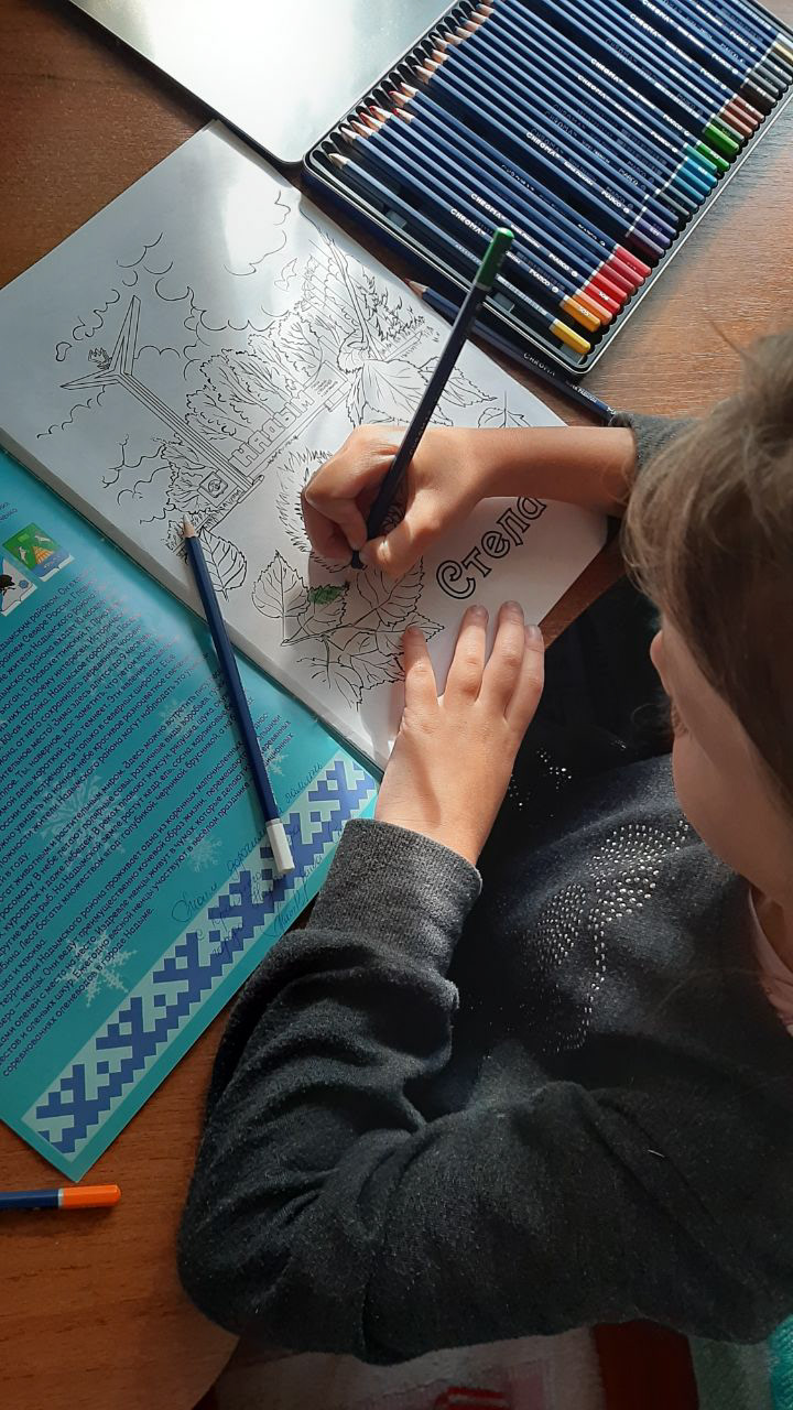 Детская раскраска о Севере (Надымский район) — Изображение №7 — Иллюстрация, Графика на Dprofile