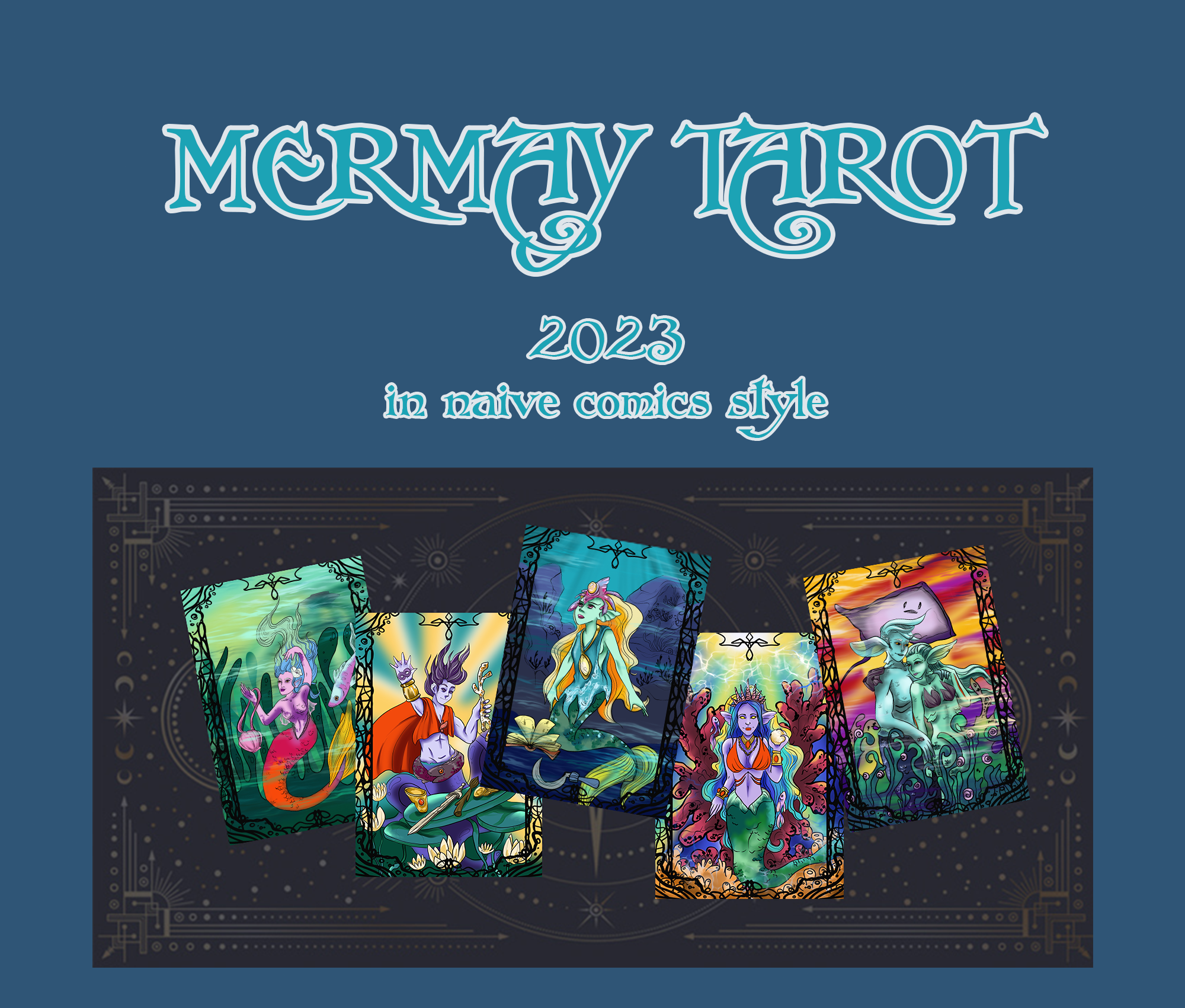 Карты Таро Mermay 2023 — Изображение №1 — Иллюстрация на Dprofile