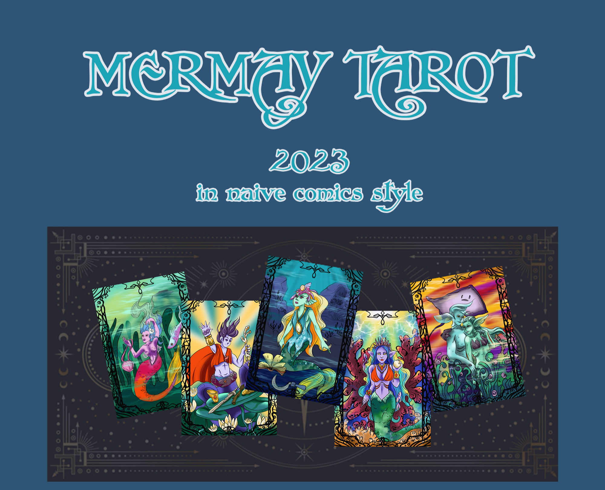Карты Таро Mermay 2023 — Иллюстрация на Dprofile