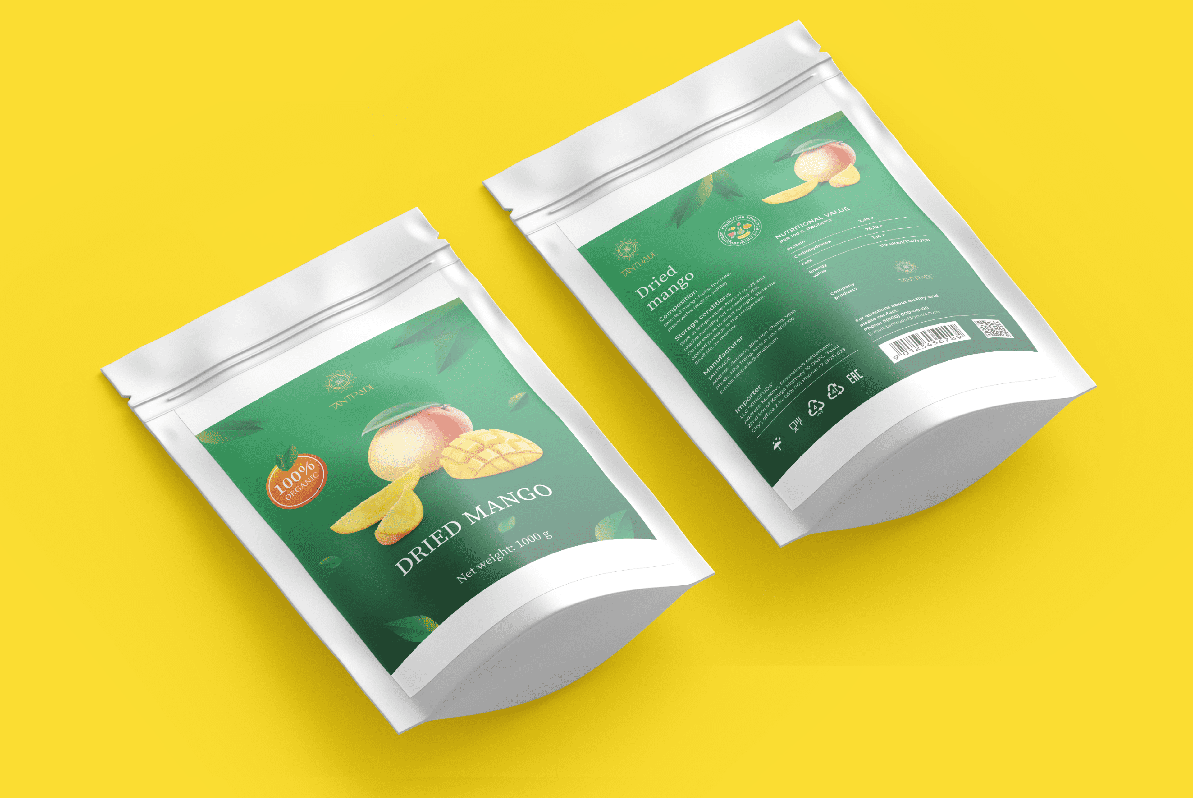 дизайн упаковки для сушеных фруктов — Изображение №4 — Графика на Dprofile