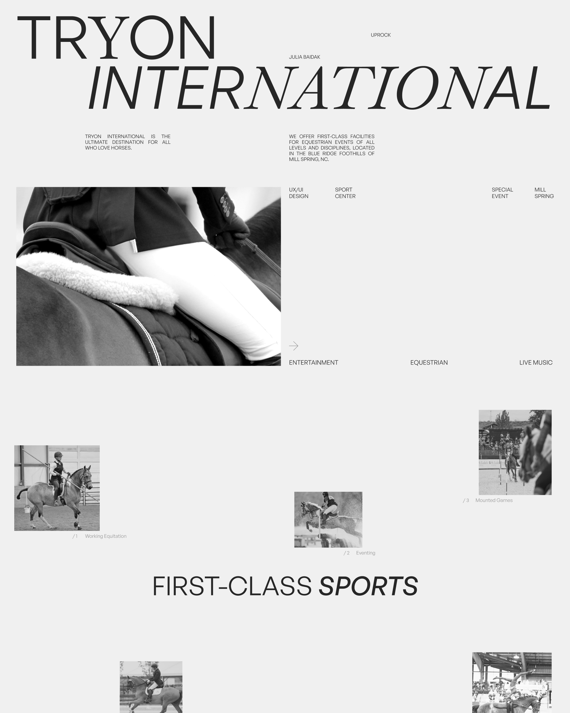 TRYON INTERNATIONAL | Corporate website — Изображение №1 — Интерфейсы на Dprofile
