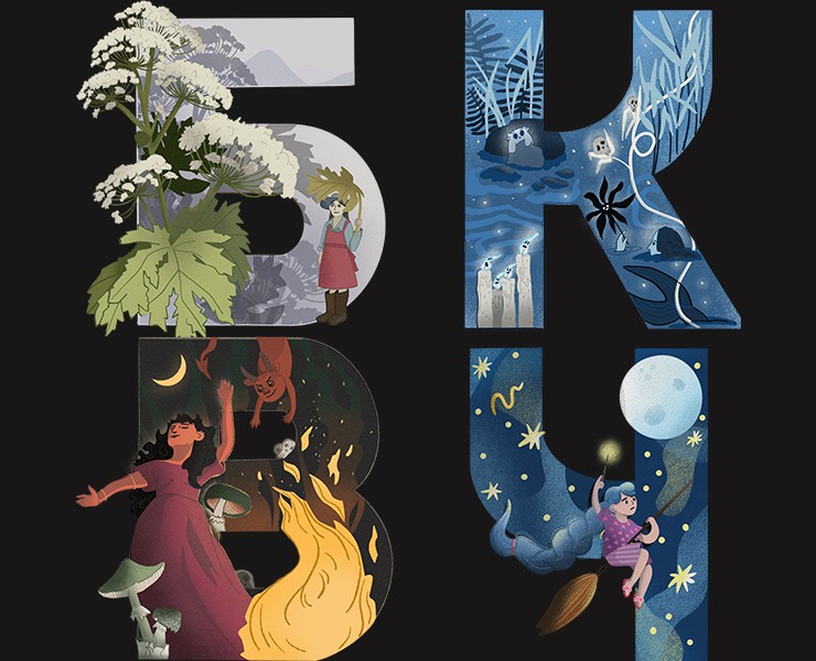 БКВЧ — 33 буквы-иллюстрации — Иллюстрация, Графика на Dprofile