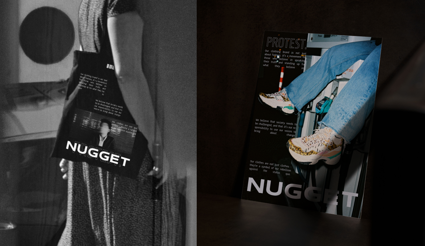 NUGGET | Магазин одежды | Фирменный стиль — Изображение №11 — Брендинг, Маркетинг на Dprofile