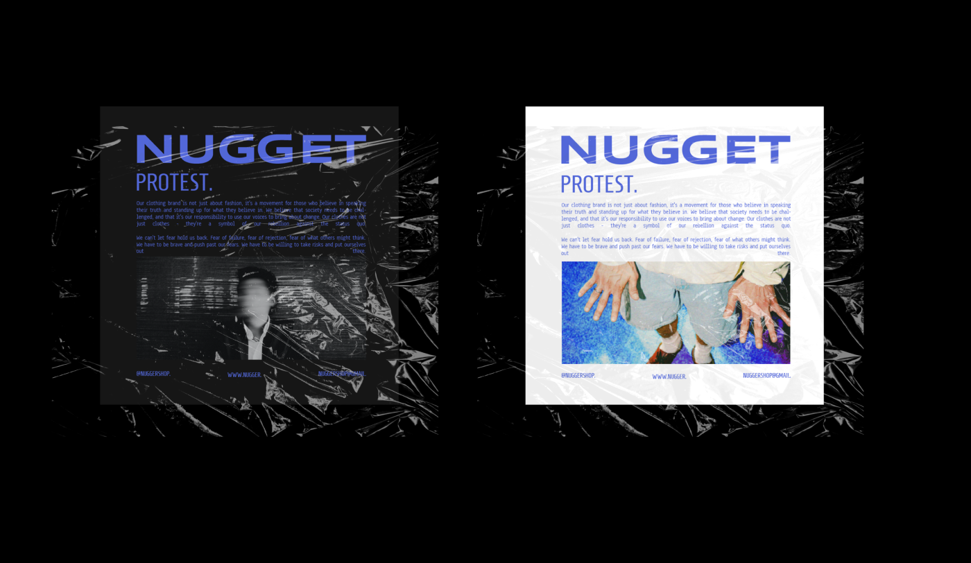 NUGGET | Магазин одежды | Фирменный стиль — Изображение №9 — Брендинг, Маркетинг на Dprofile
