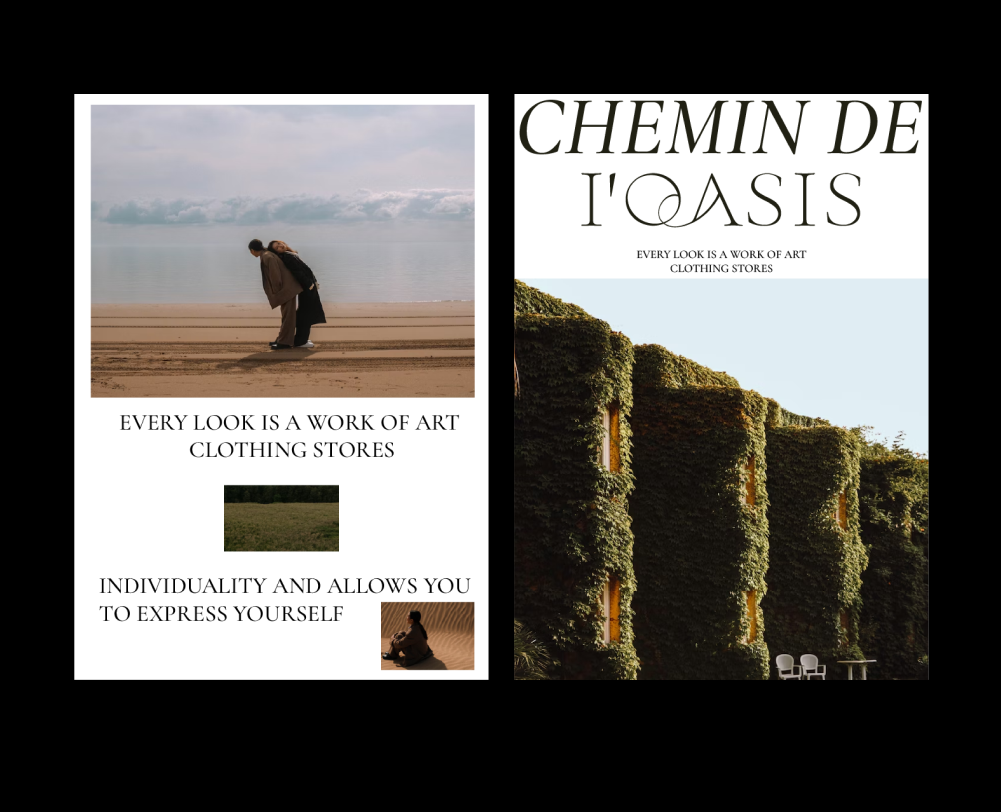 CHEMIN DE I'OASIS | Фирменный стиль | Бренд одежды на Dprofile