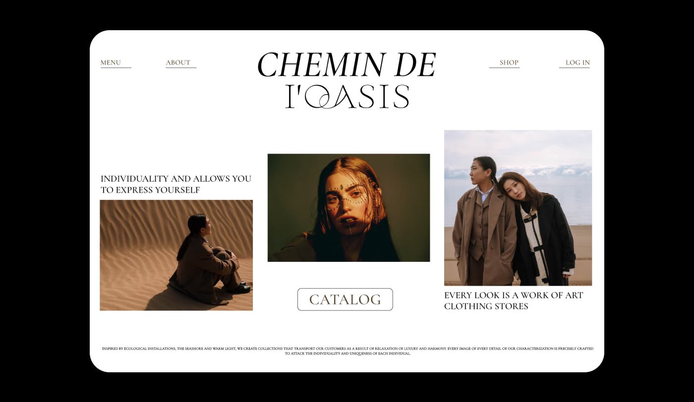 CHEMIN DE I'OASIS | Фирменный стиль | Бренд одежды — Изображение №14 — Брендинг, Маркетинг на Dprofile