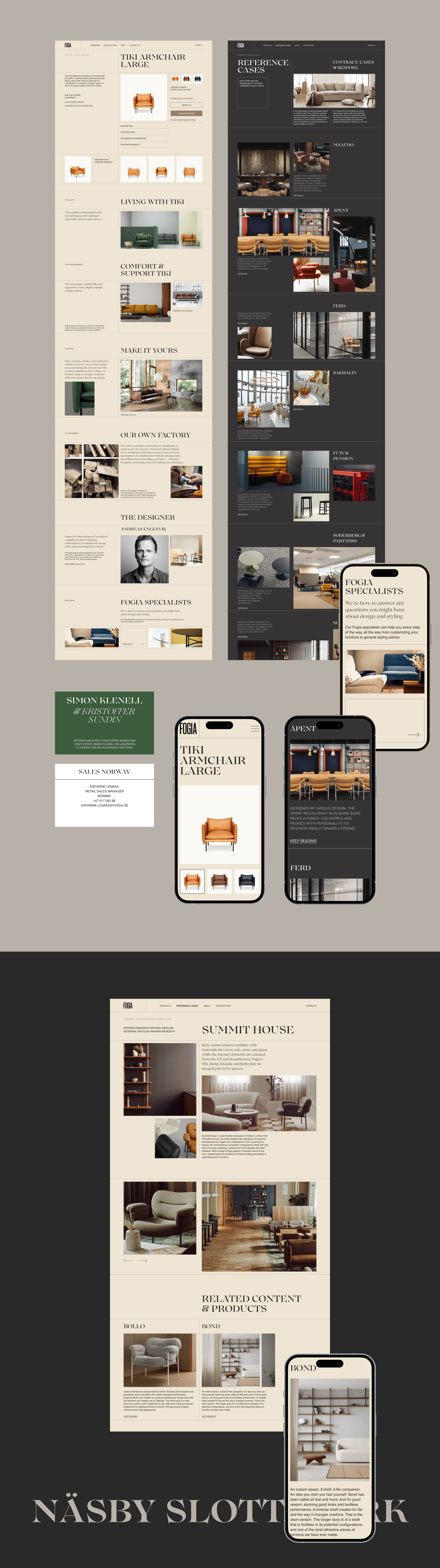 Fogia Furniture Corporate Website Redesign Concept — Изображение №7 — Интерфейсы на Dprofile