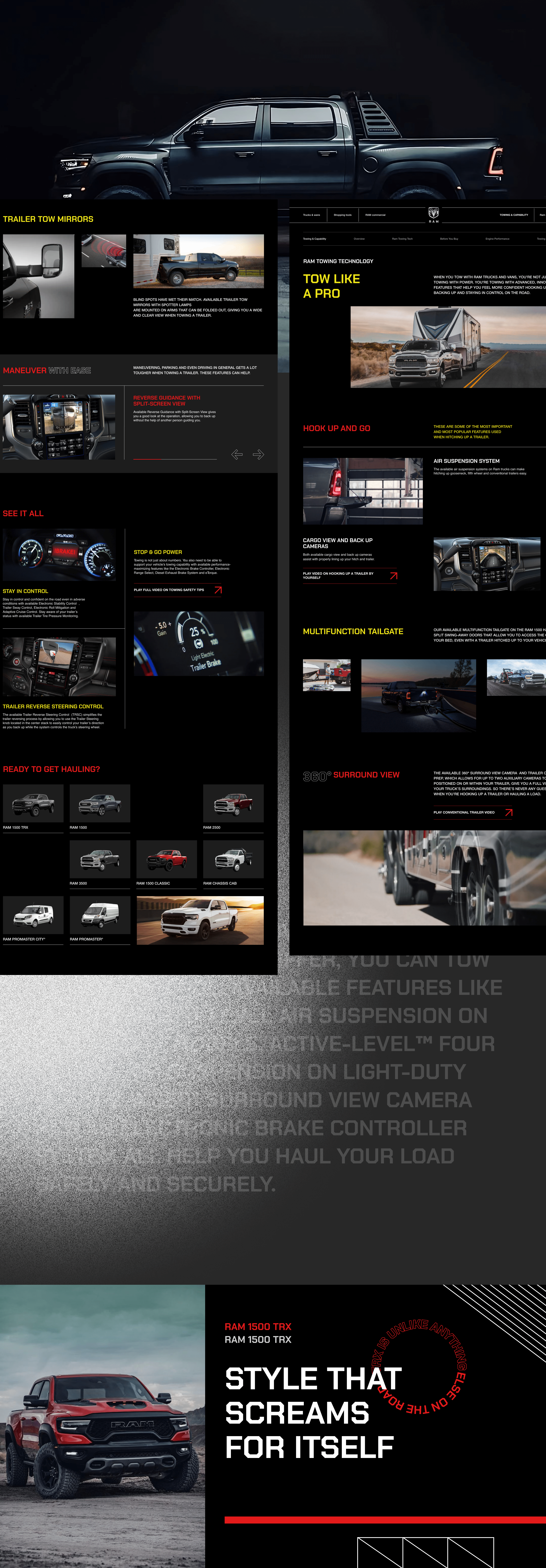Ram Truck Corporate Website Redesign UX/UI Concept — Изображение №6 — Интерфейсы на Dprofile