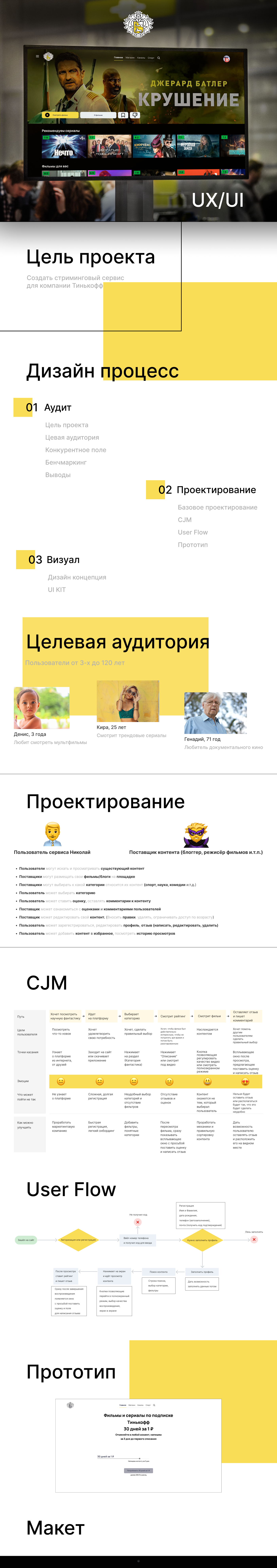 Стриминговый сервис — Изображение №1 — Интерфейсы, Анимация на Dprofile
