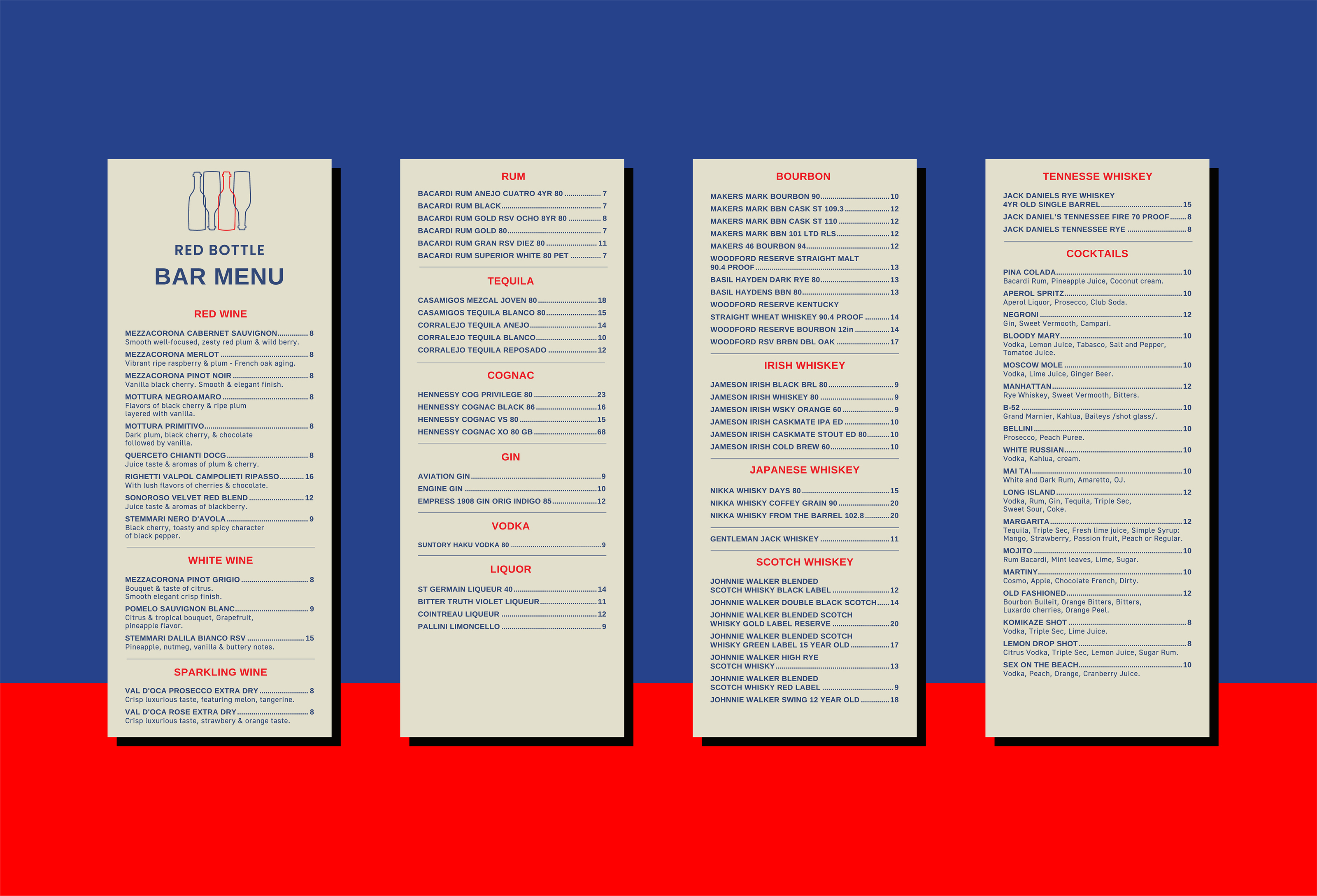 Bar brand identity — Изображение №5 — Брендинг, Графика на Dprofile