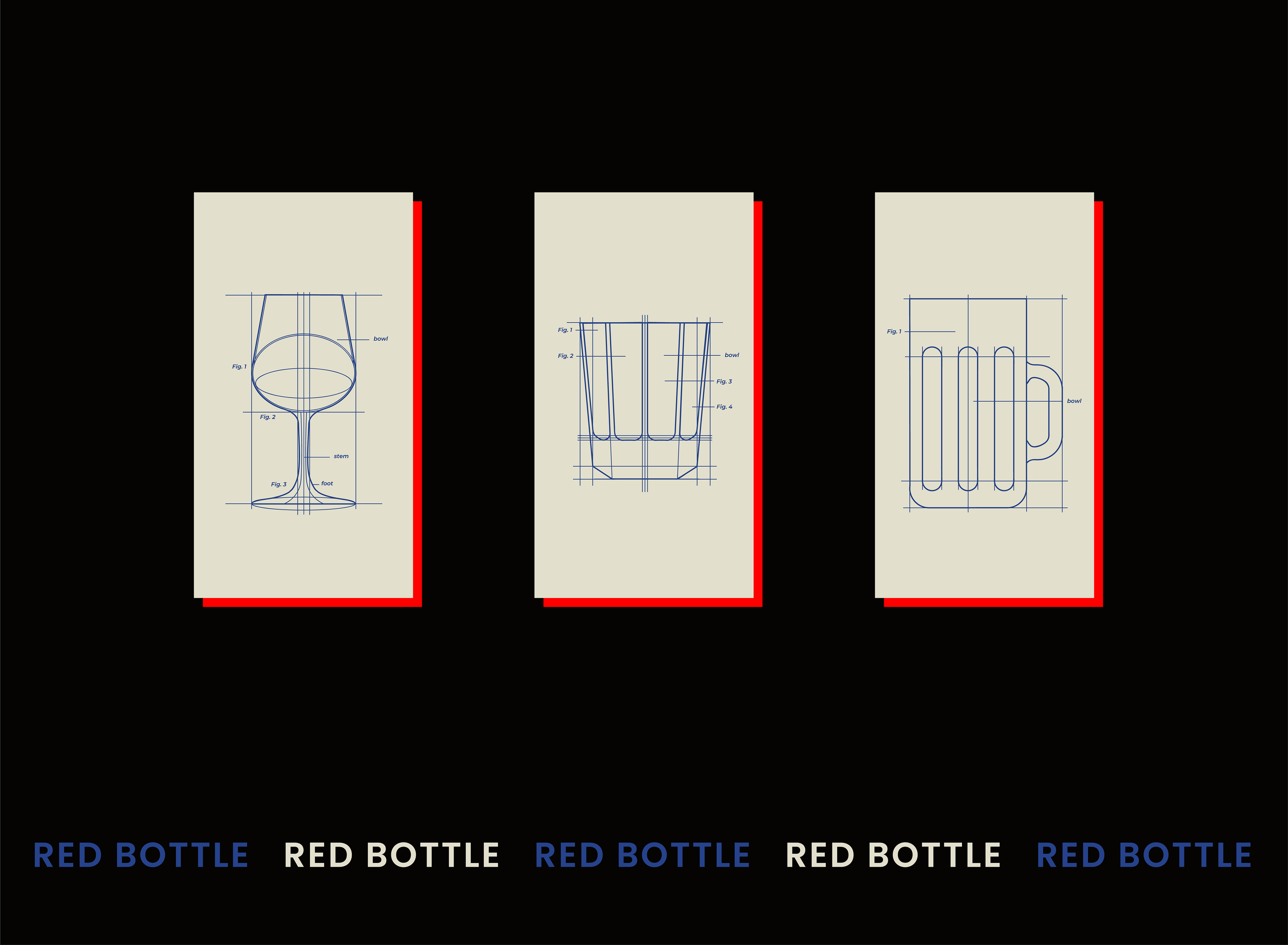 Bar brand identity — Изображение №7 — Брендинг, Графика на Dprofile