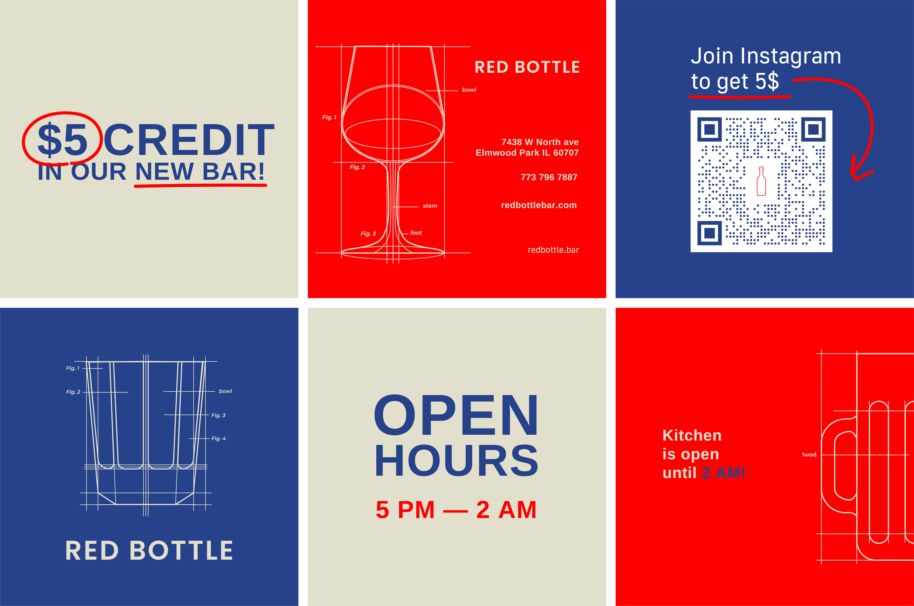 Bar brand identity — Изображение №8 — Брендинг, Графика на Dprofile