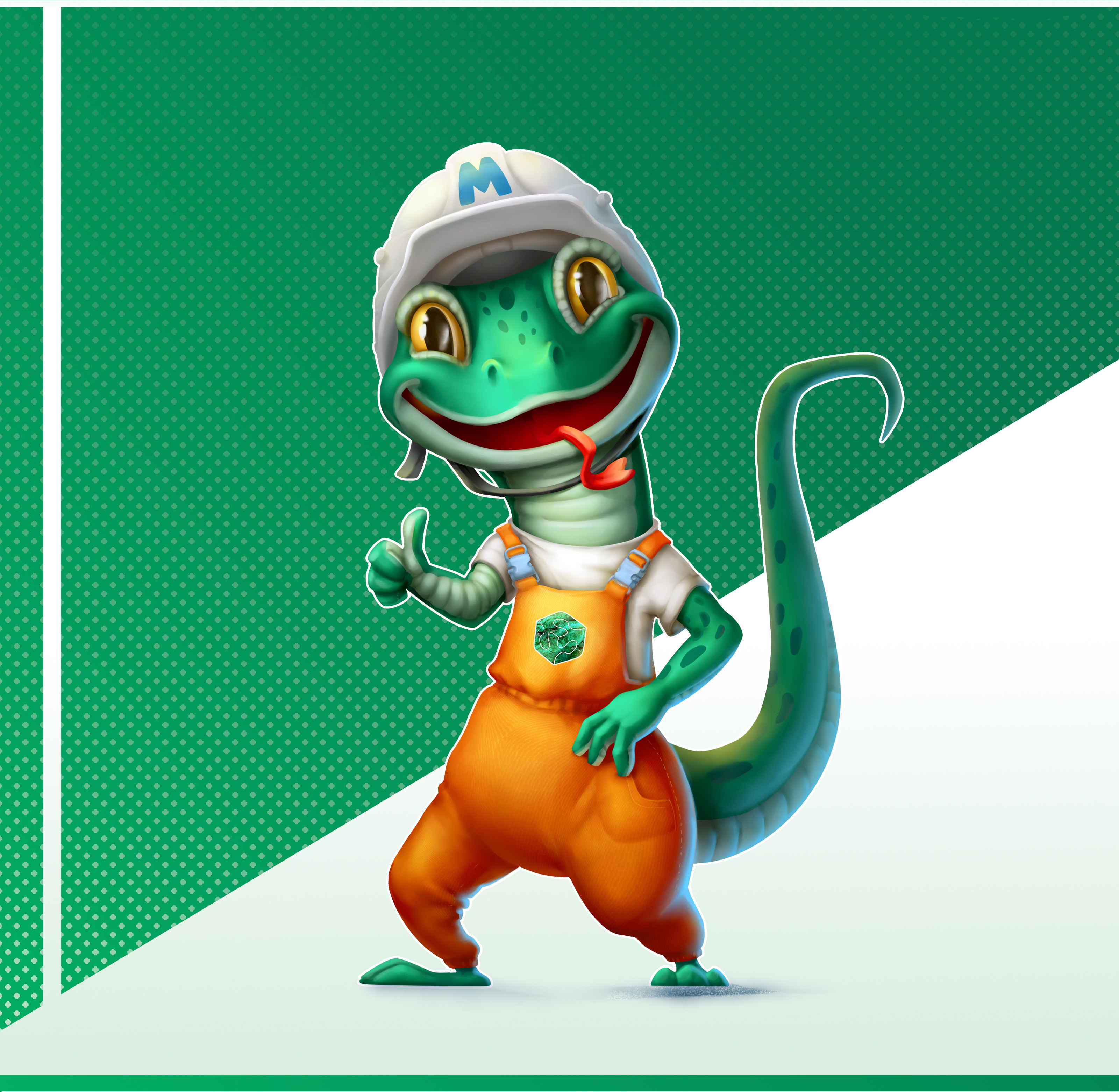 Бренд персонаж для завода очистных систем МАЛАХИТ — Изображение №4 — Брендинг, Иллюстрация на Dprofile