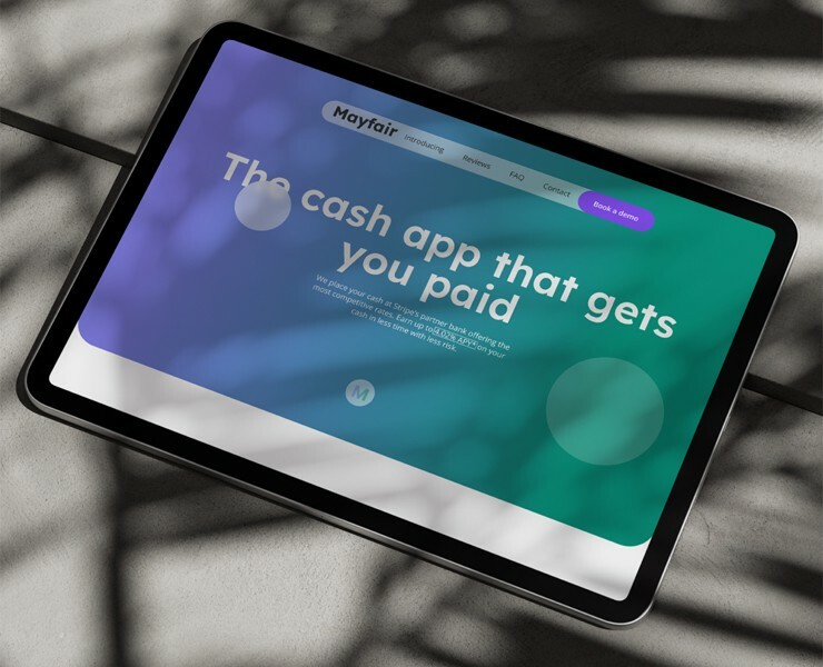 Редизайн лендинга fintech-сервиса на Dprofile