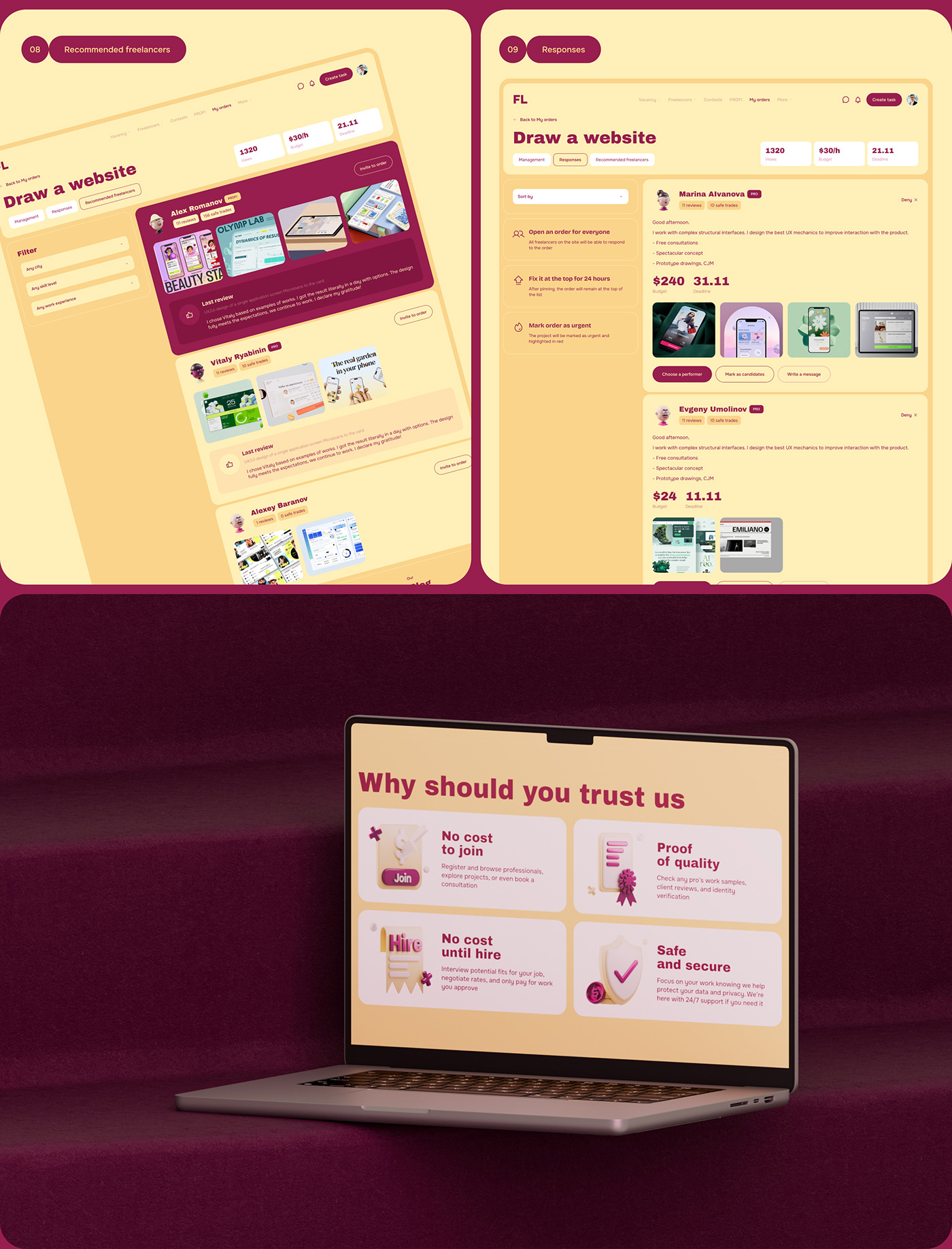 Freelance | Website redesign — Изображение №6 — Интерфейсы, Иллюстрация на Dprofile