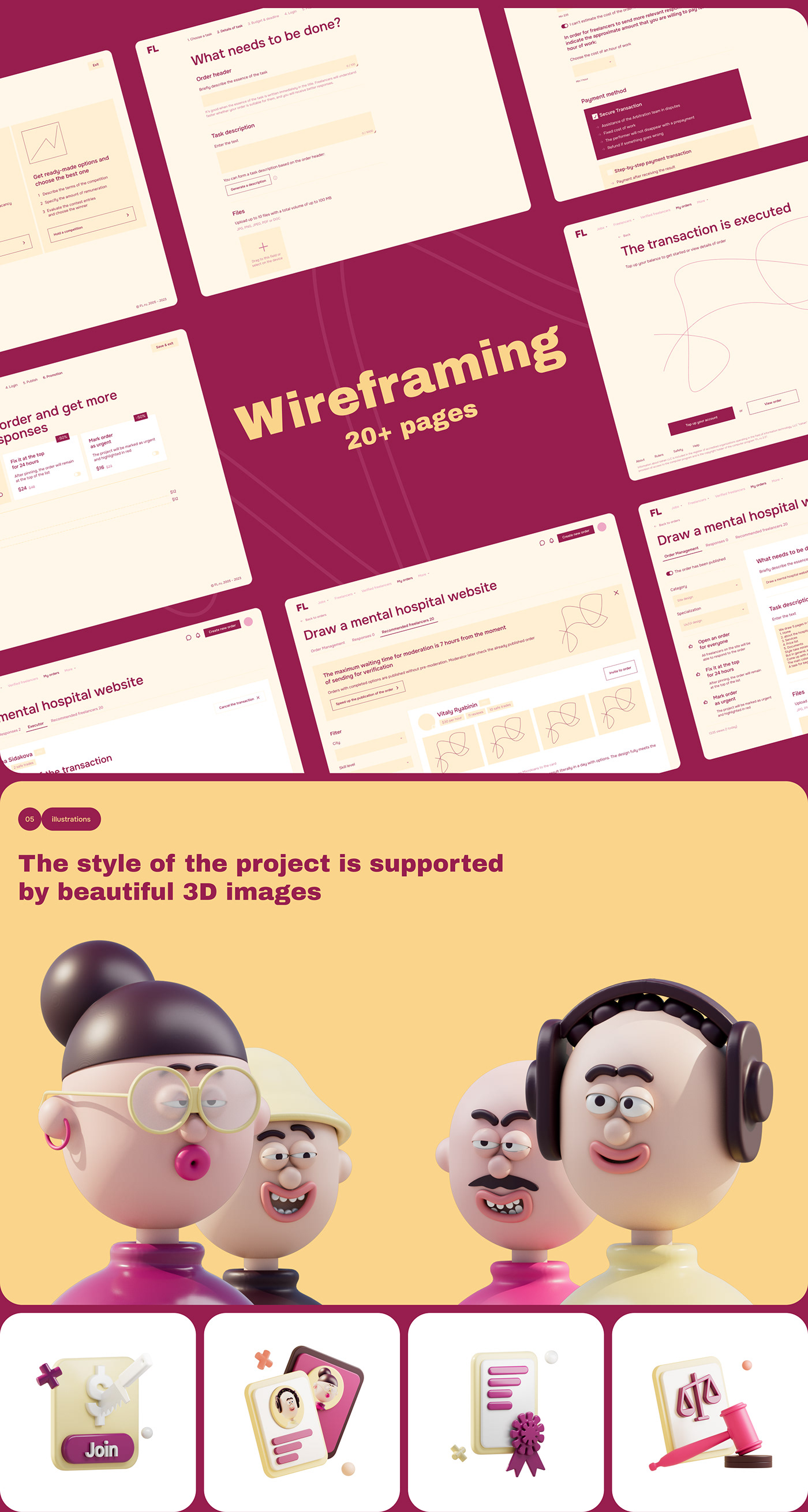 Freelance | Website redesign — Изображение №4 — Интерфейсы, Иллюстрация на Dprofile