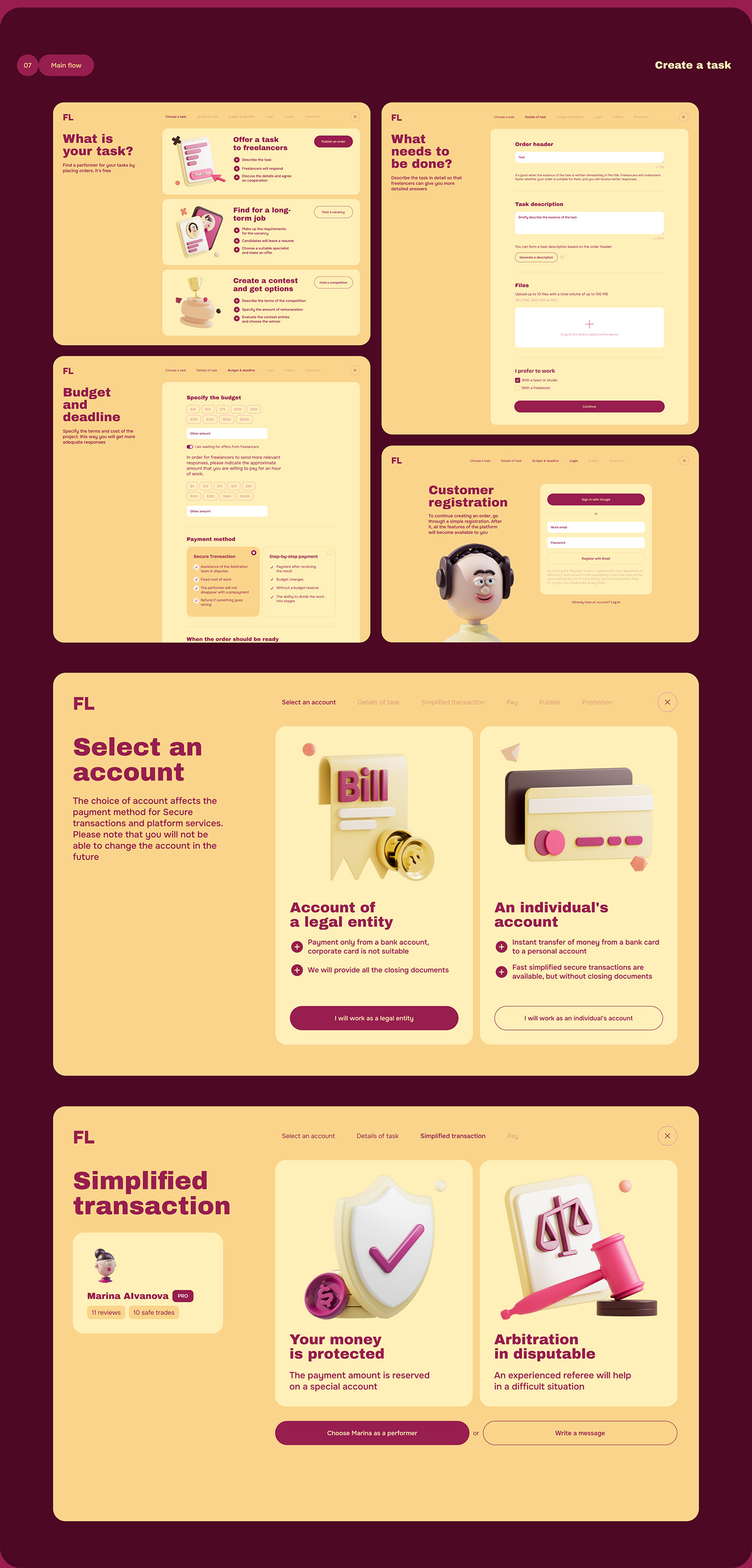 Freelance | Website redesign — Изображение №5 — Интерфейсы, Иллюстрация на Dprofile