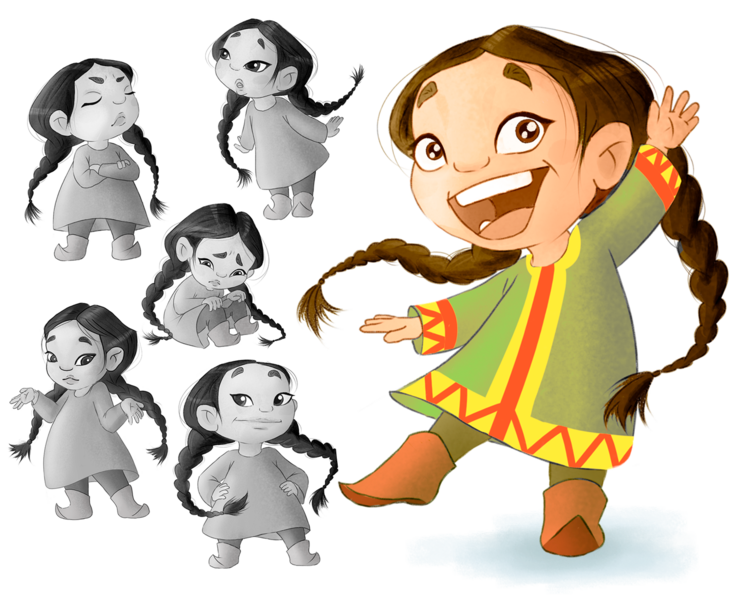 Дизайн персонажа для детской книги — Иллюстрация, Графика на Dprofile