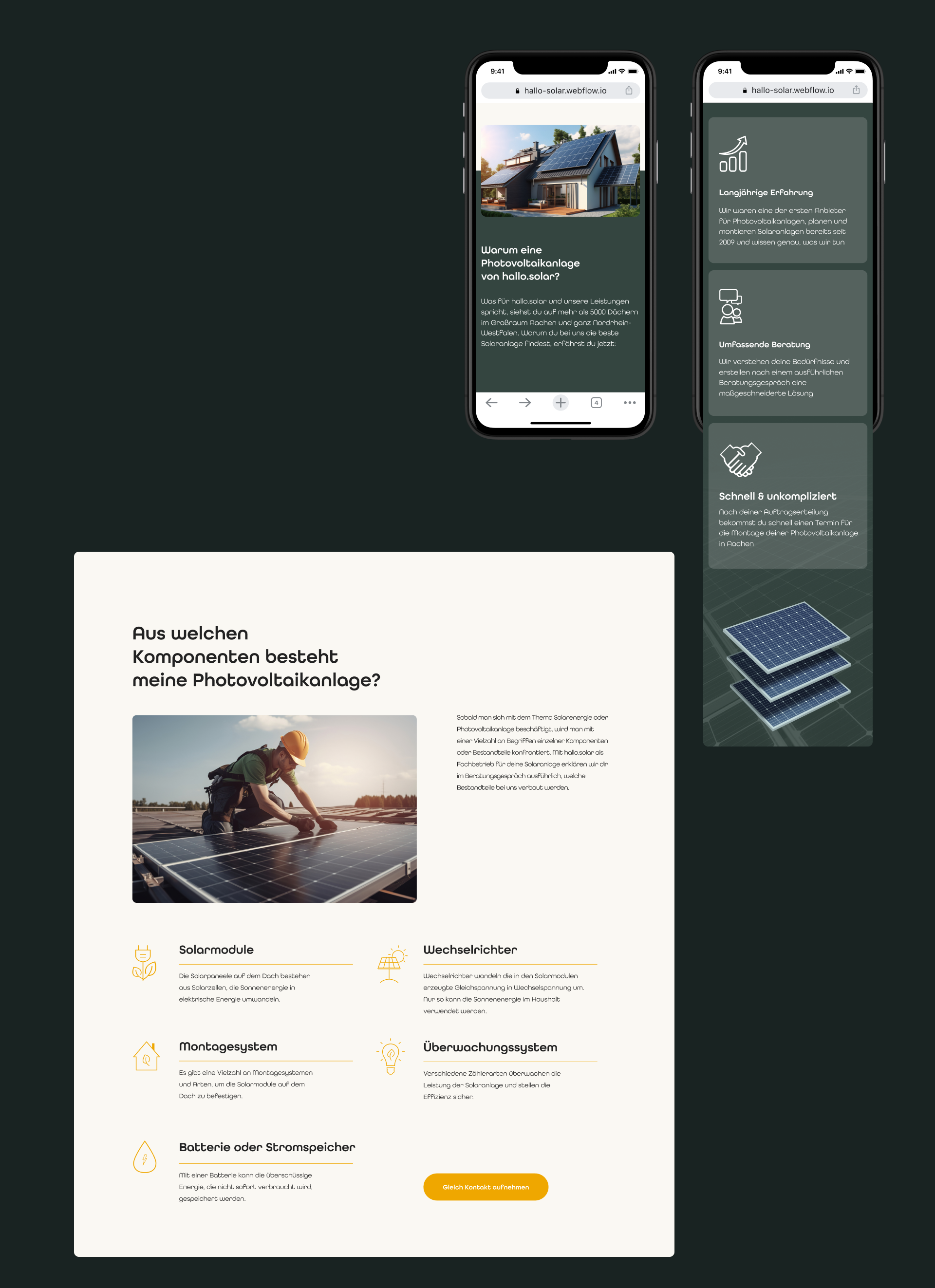 Дизайн сайта hallo.solar — Изображение №4 — Интерфейсы на Dprofile