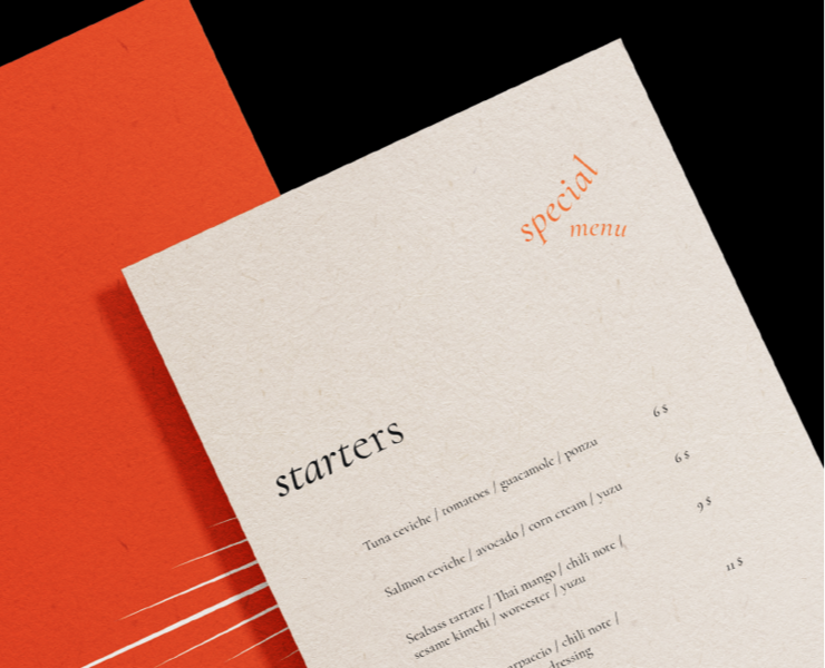 Seaside fish restaurant — Брендинг, Графика на Dprofile