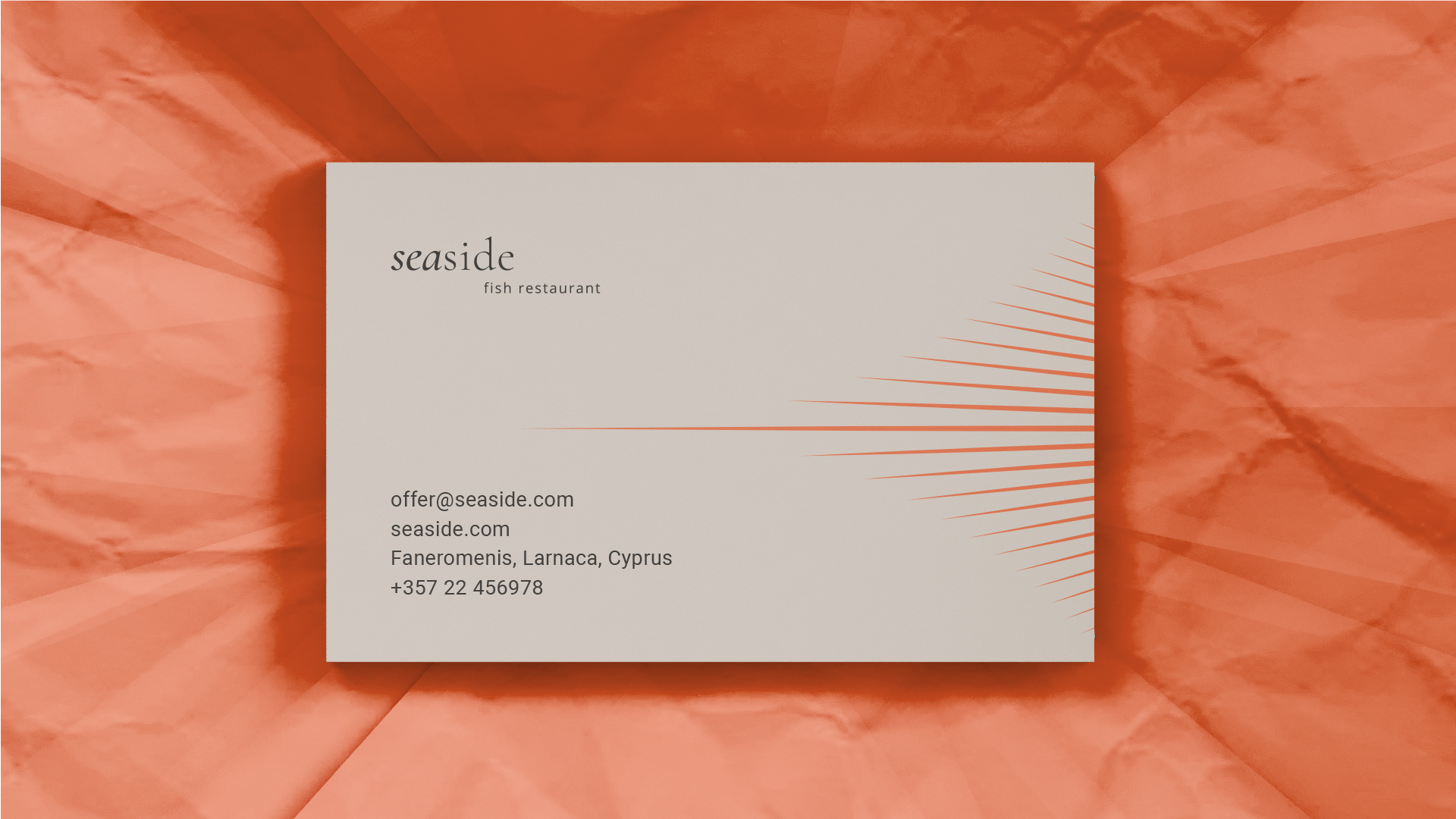 Seaside fish restaurant — Изображение №5 — Брендинг, Графика на Dprofile