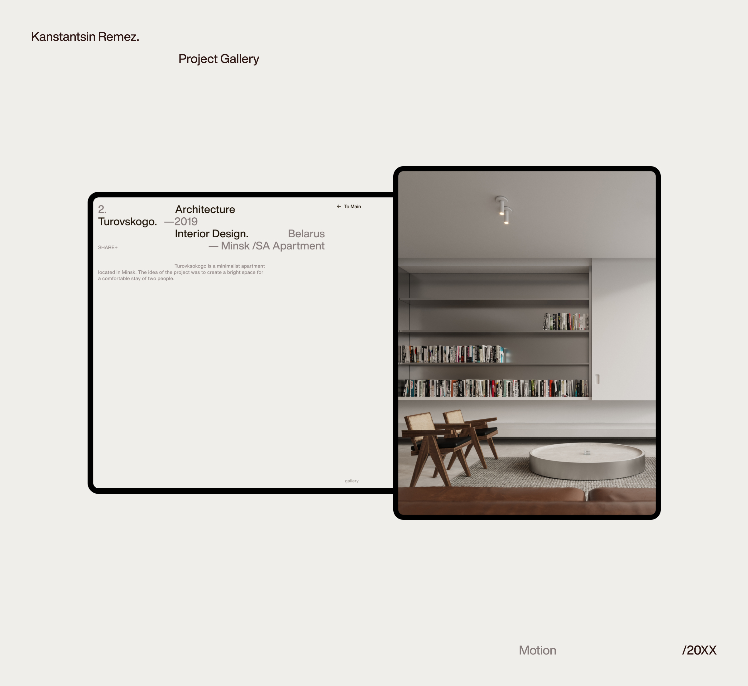 Kanstantin Remez – Portfolio concept — Изображение №7 — Интерфейсы, Анимация на Dprofile