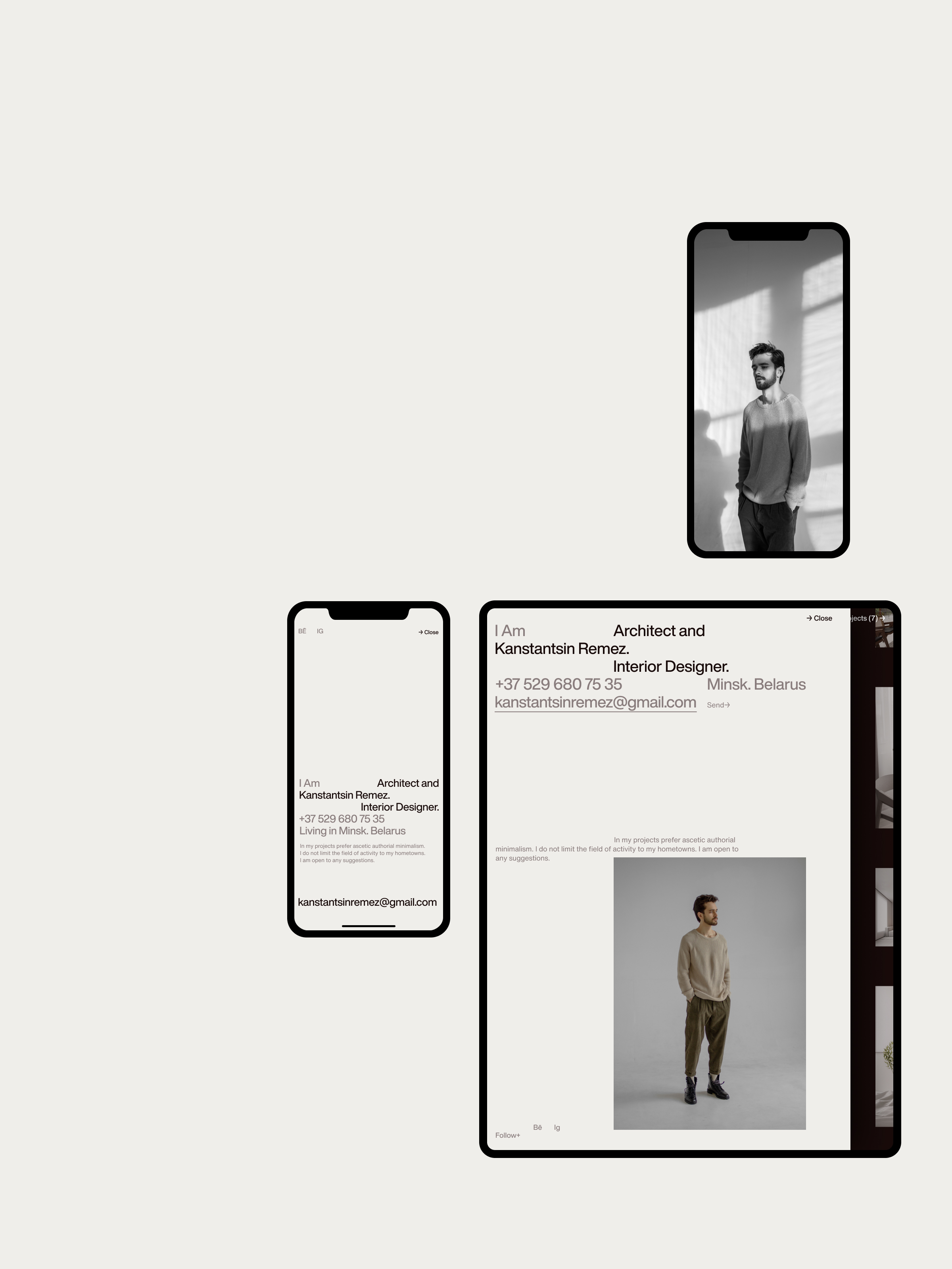 Kanstantin Remez – Portfolio concept — Изображение №10 — Интерфейсы, Анимация на Dprofile