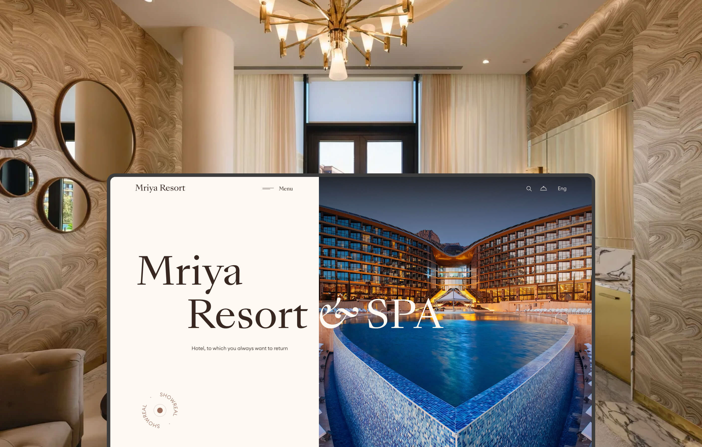 Hotel Mriya Resort&SPA redesign | UI UX — Изображение №3 — Интерфейсы на Dprofile