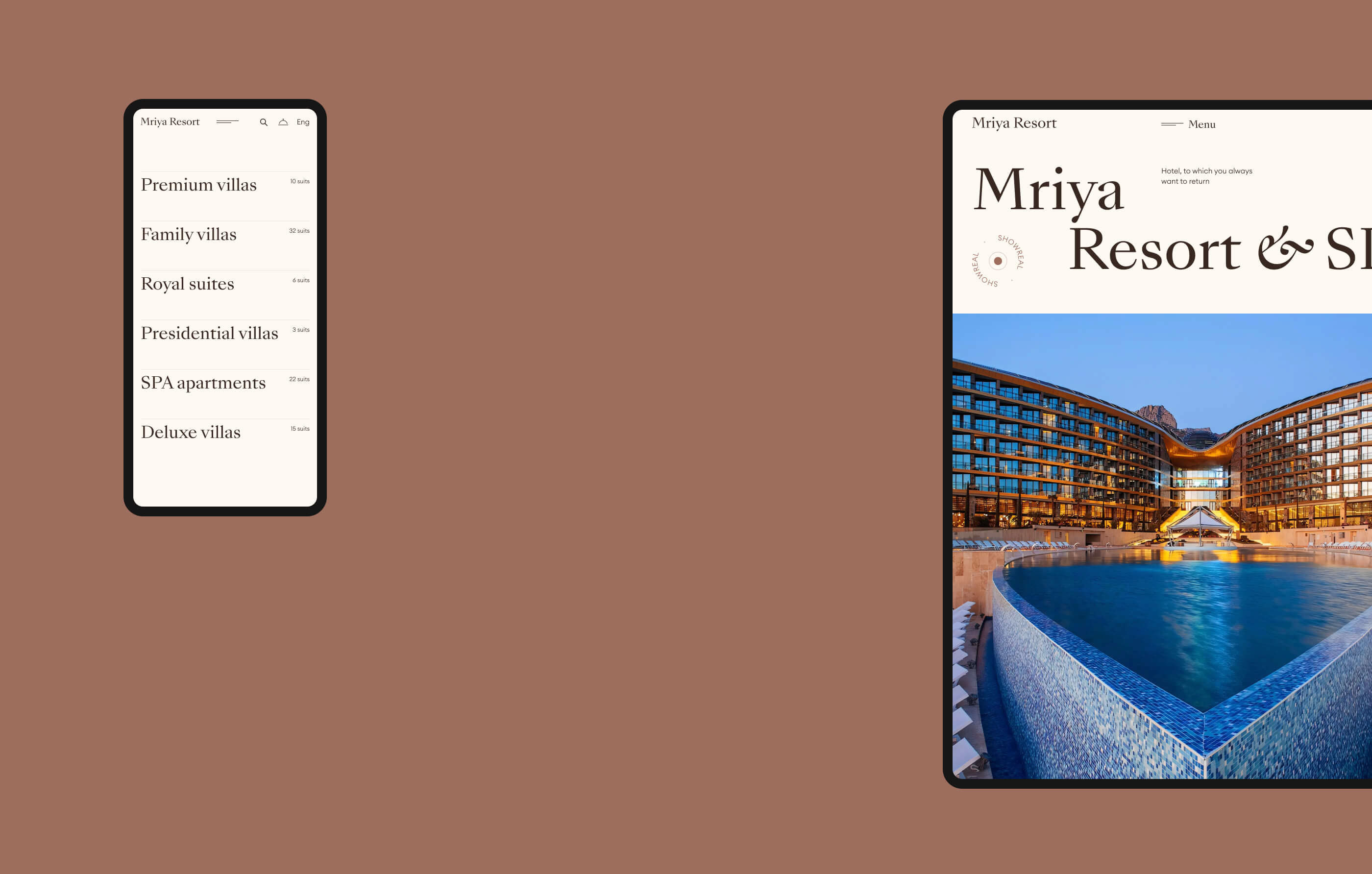 Hotel Mriya Resort&SPA redesign | UI UX — Изображение №12 — Интерфейсы на Dprofile