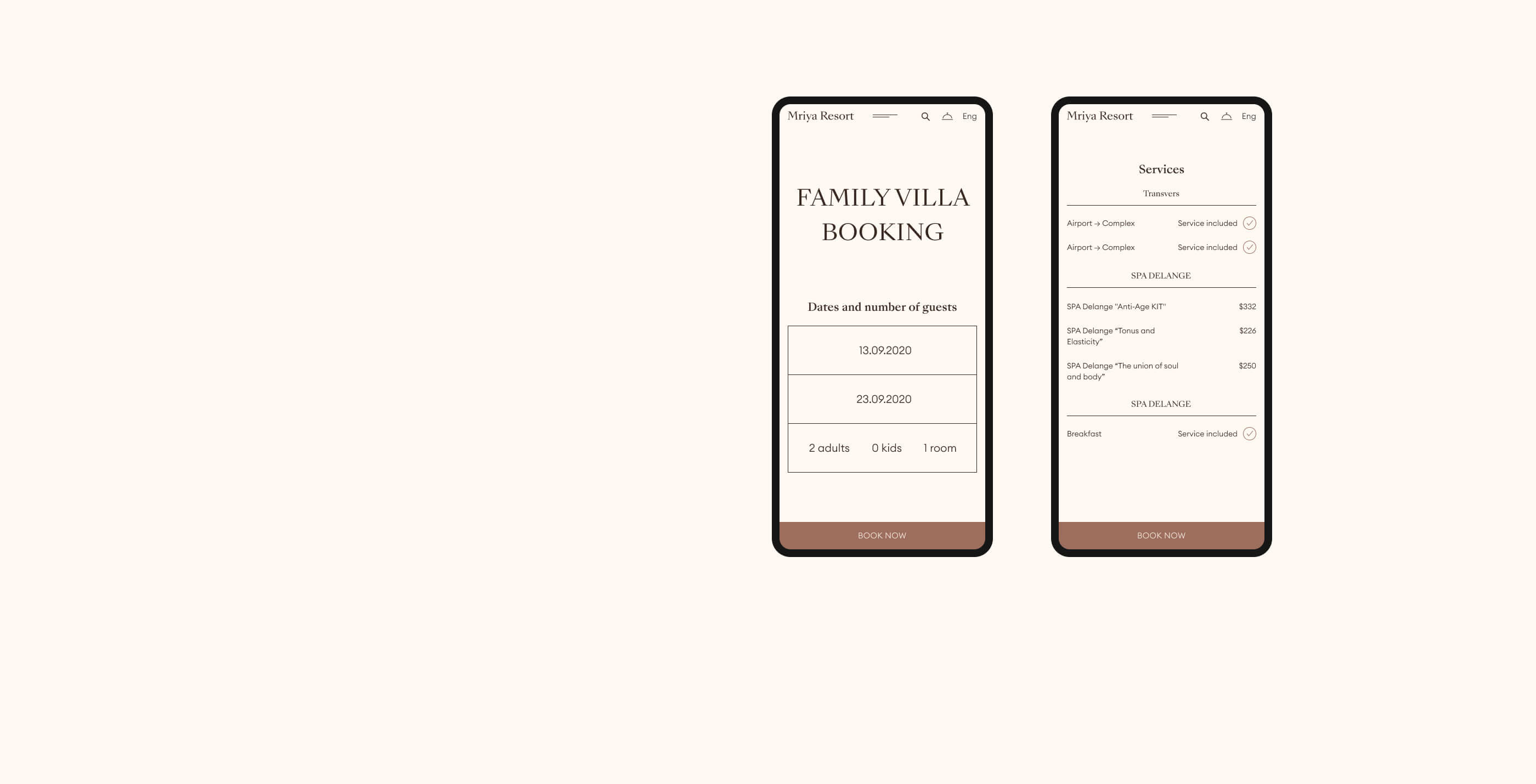 Hotel Mriya Resort&SPA redesign | UI UX — Изображение №25 — Интерфейсы на Dprofile