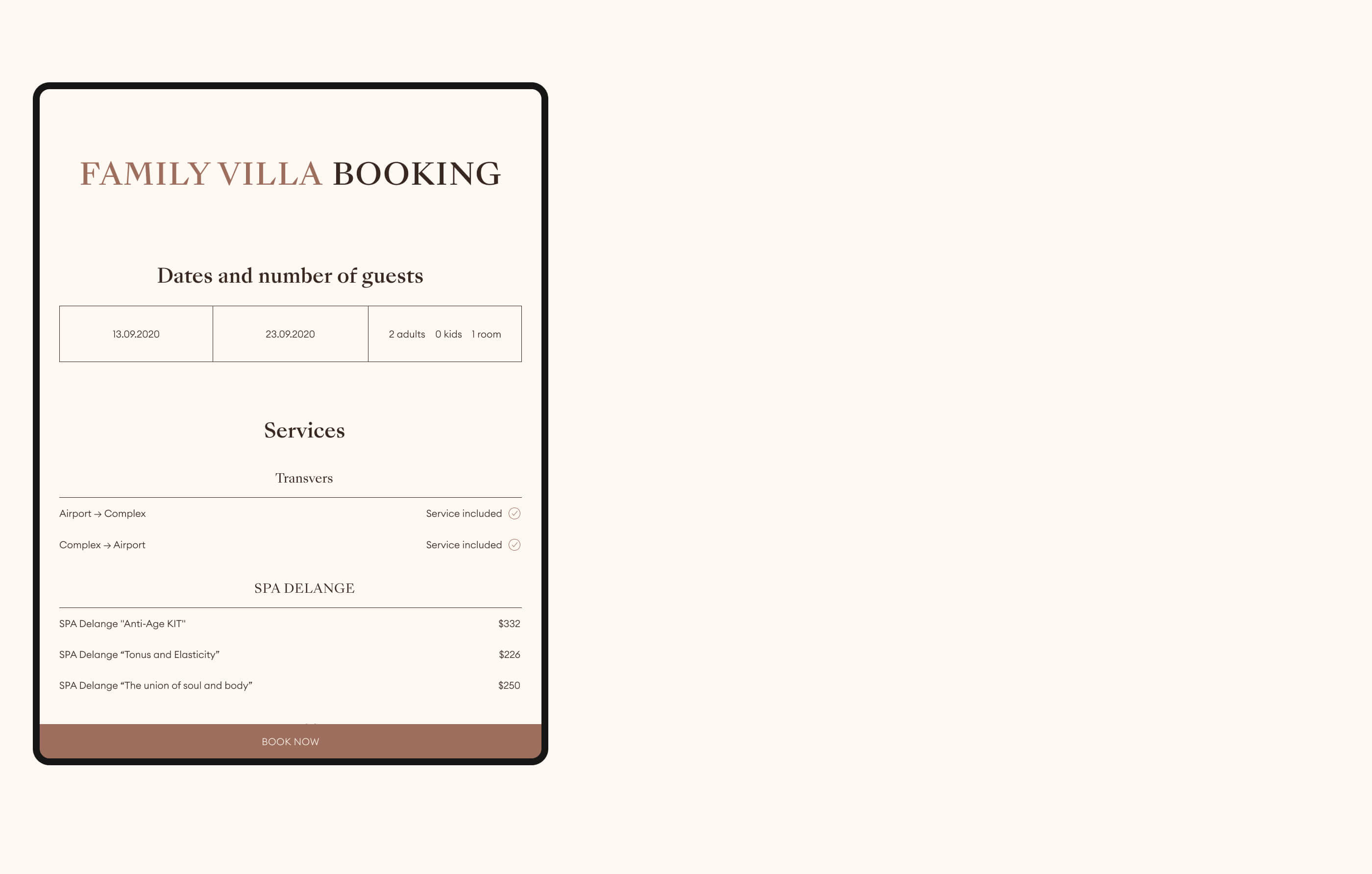 Hotel Mriya Resort&SPA redesign | UI UX — Изображение №26 — Интерфейсы на Dprofile