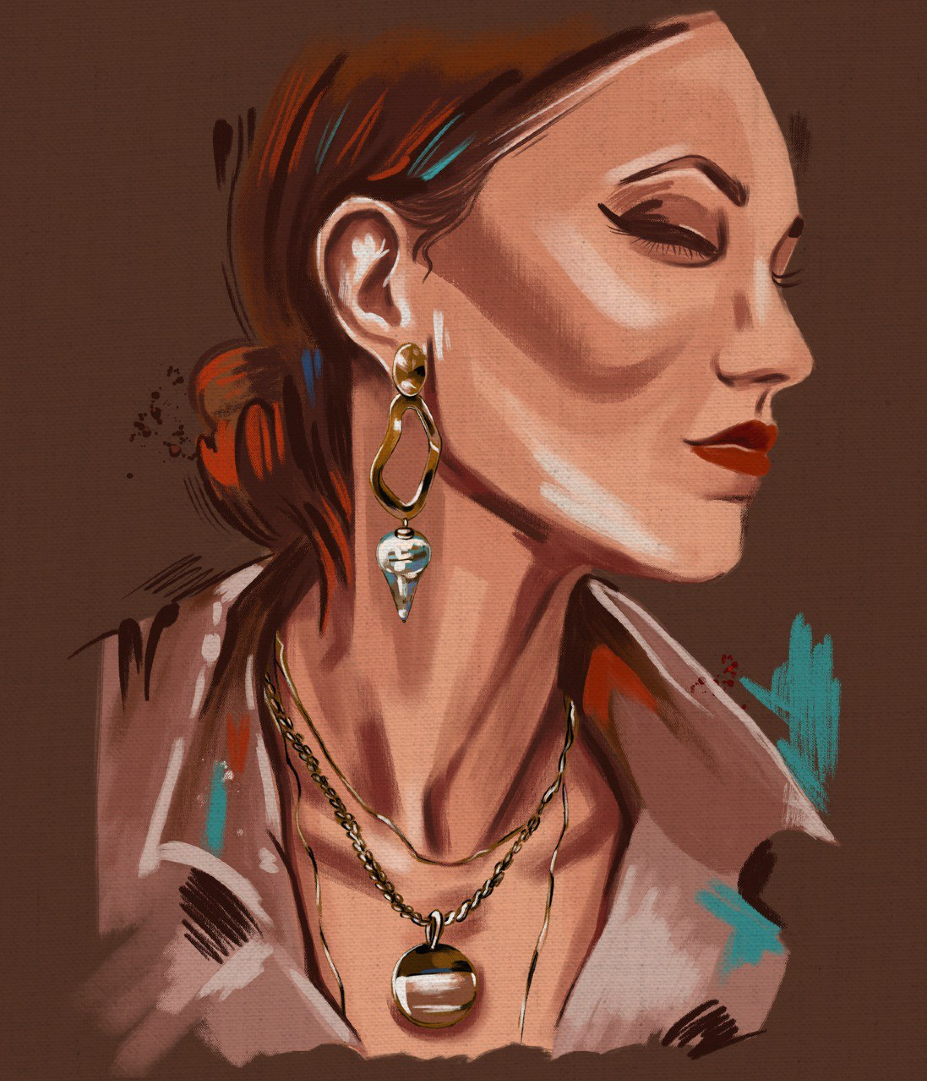 Масляная живопись — Изображение №1 — Иллюстрация, Графика на Dprofile