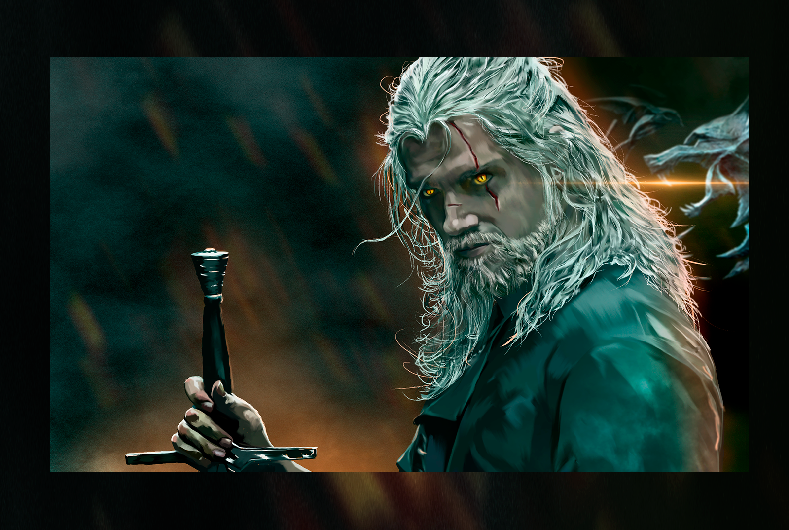 Fanart illustration on the series from Netflix "The Witcher" — Изображение №5 — Иллюстрация на Dprofile