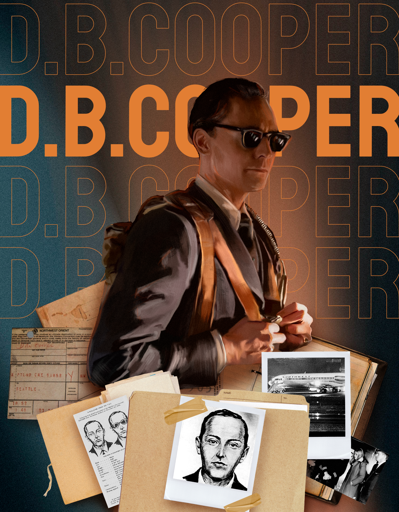 D.B.Cooper or Loki / Fan-art poster — Изображение №2 — Иллюстрация на Dprofile
