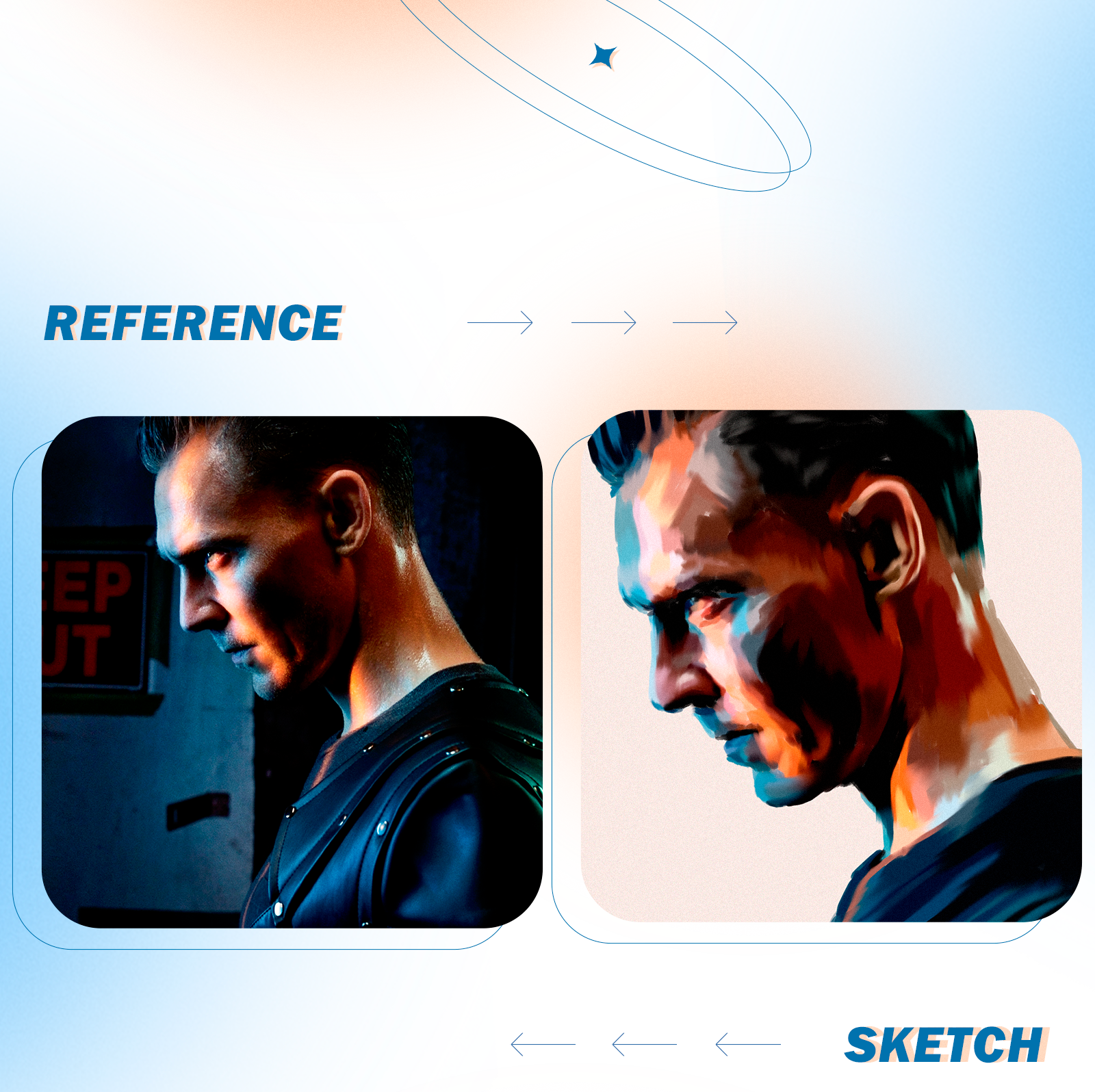 Tom Hiddleston - sketches and portraits — Изображение №23 — Иллюстрация на Dprofile