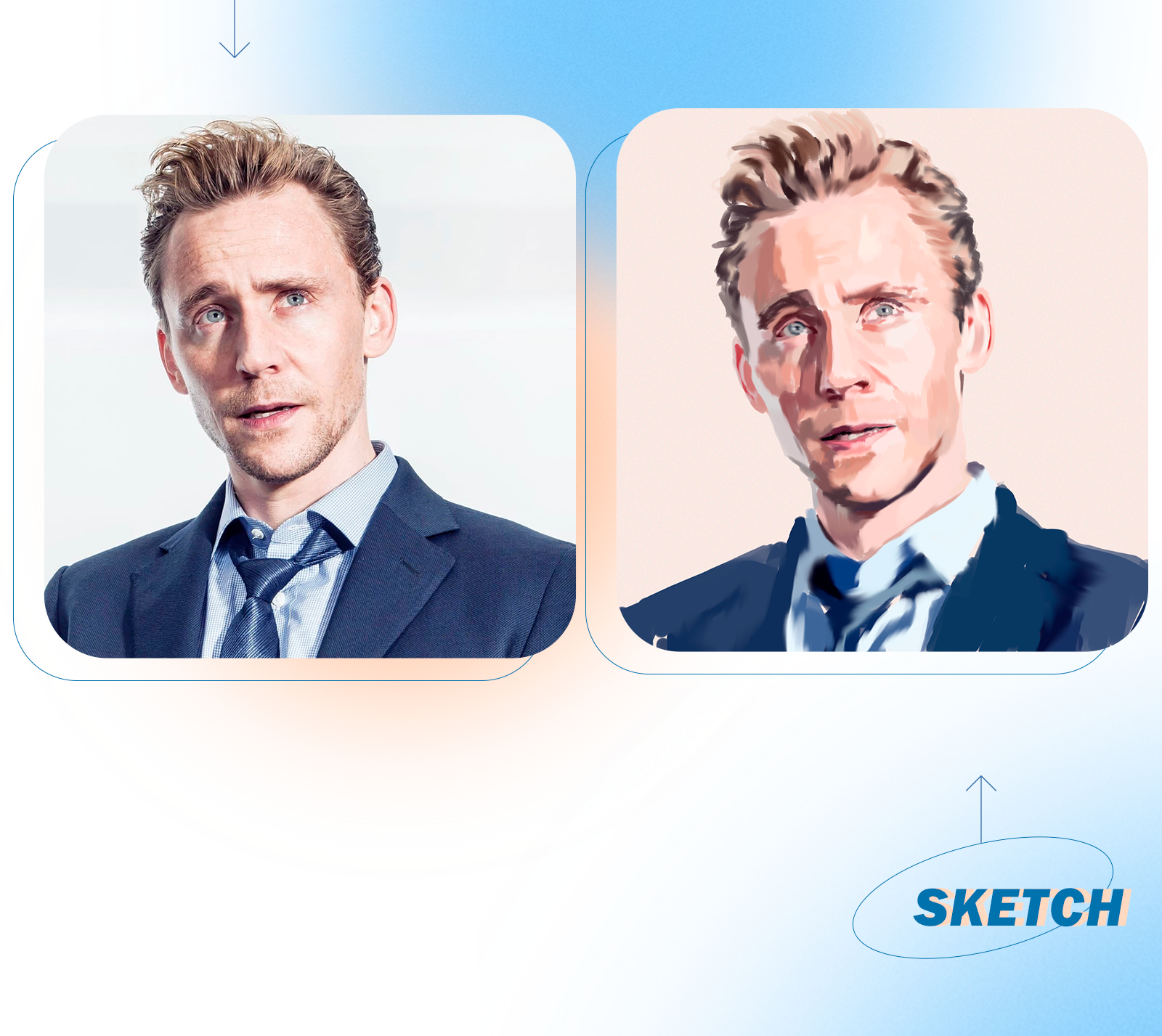 Tom Hiddleston - sketches and portraits — Изображение №15 — Иллюстрация на Dprofile
