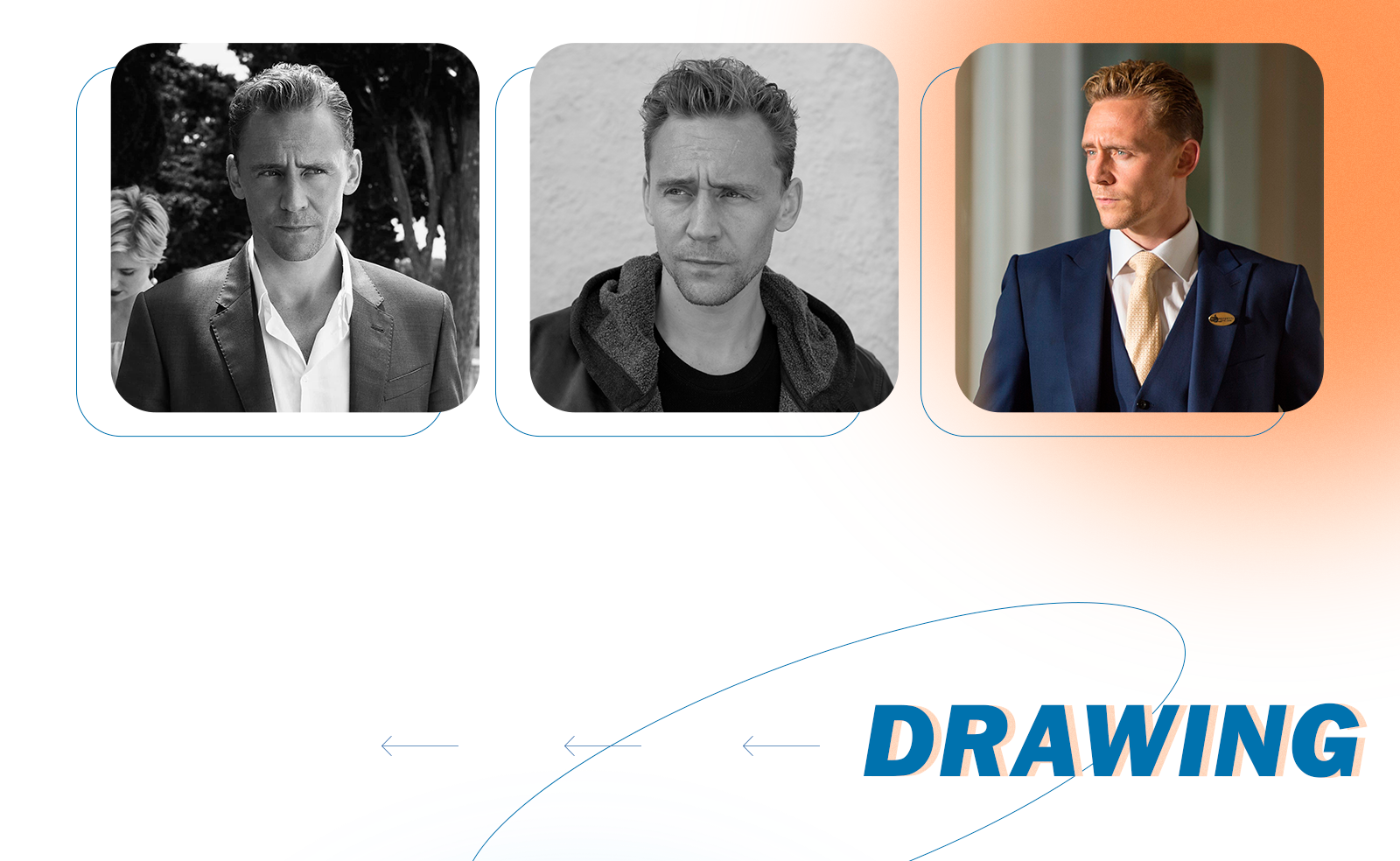 Tom Hiddleston - sketches and portraits — Изображение №7 — Иллюстрация на Dprofile