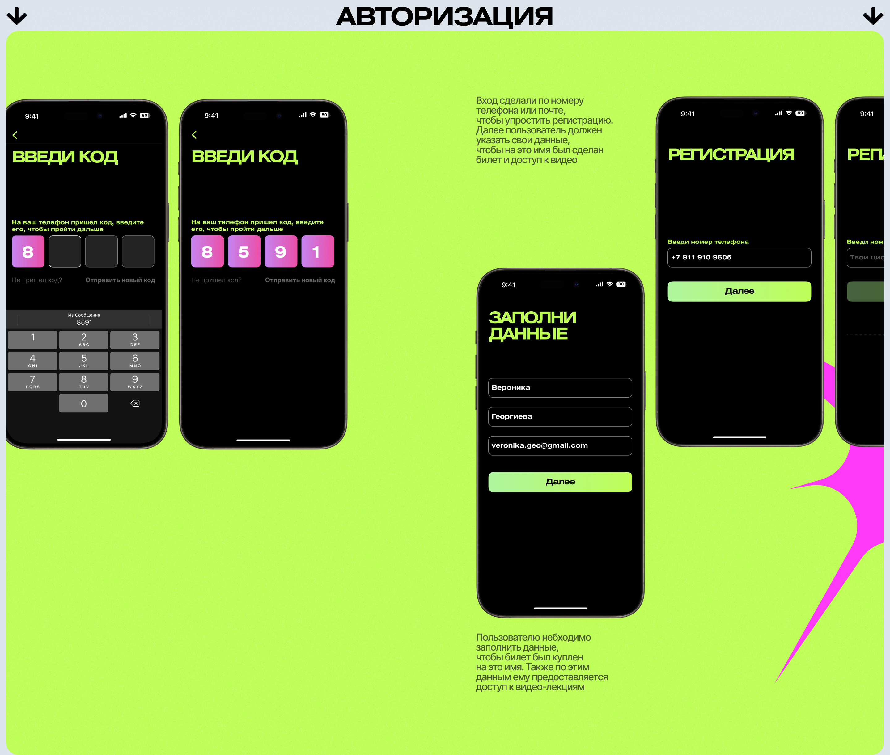 Design Prosmotr | Mobile App — Изображение №2 — Интерфейсы, Анимация на Dprofile