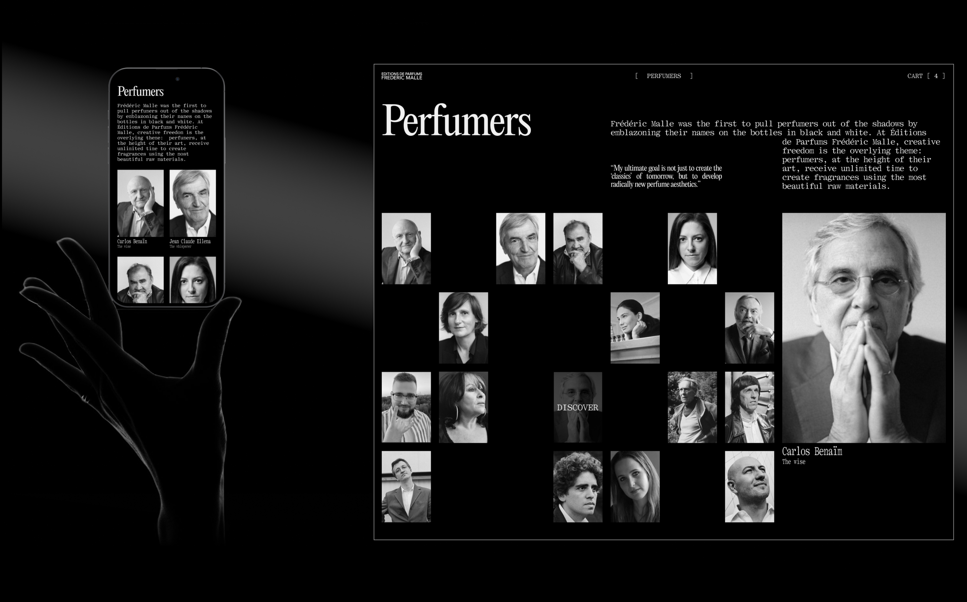 Frederic Malle | E-commerce — Изображение №4 — Интерфейсы на Dprofile
