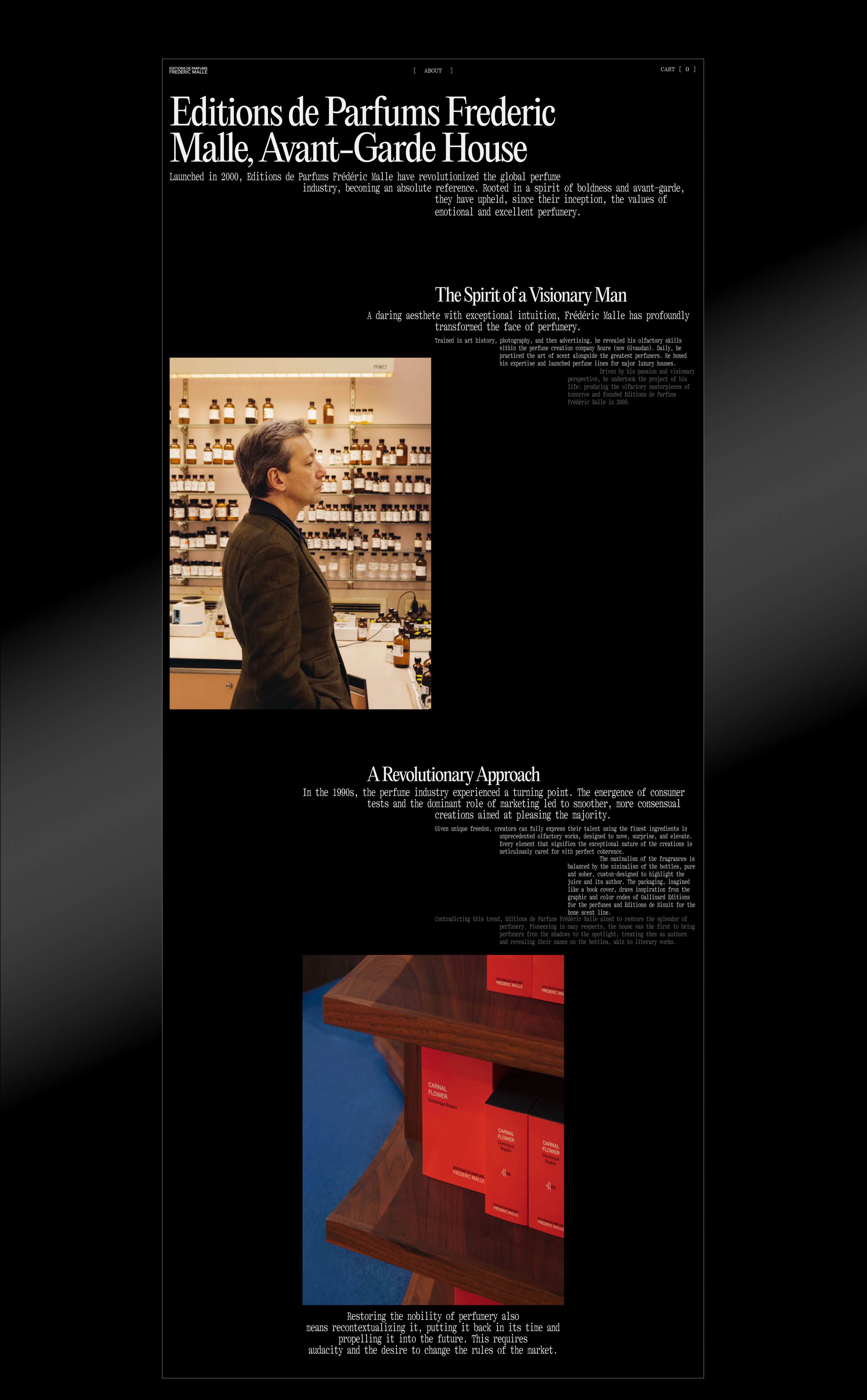Frederic Malle | E-commerce — Изображение №10 — Интерфейсы на Dprofile